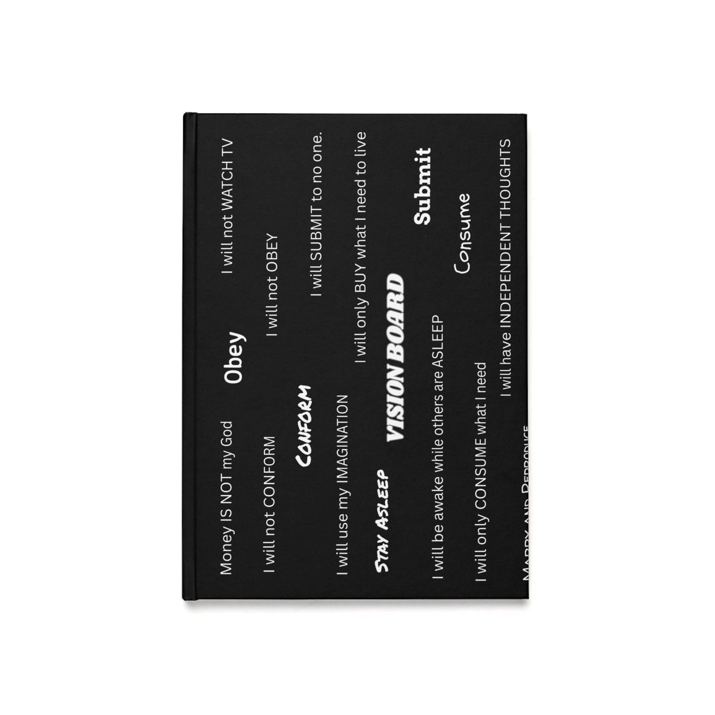 Vision Board Hardcover Journal - A5 - Inspire Creativity & Independent Thinking