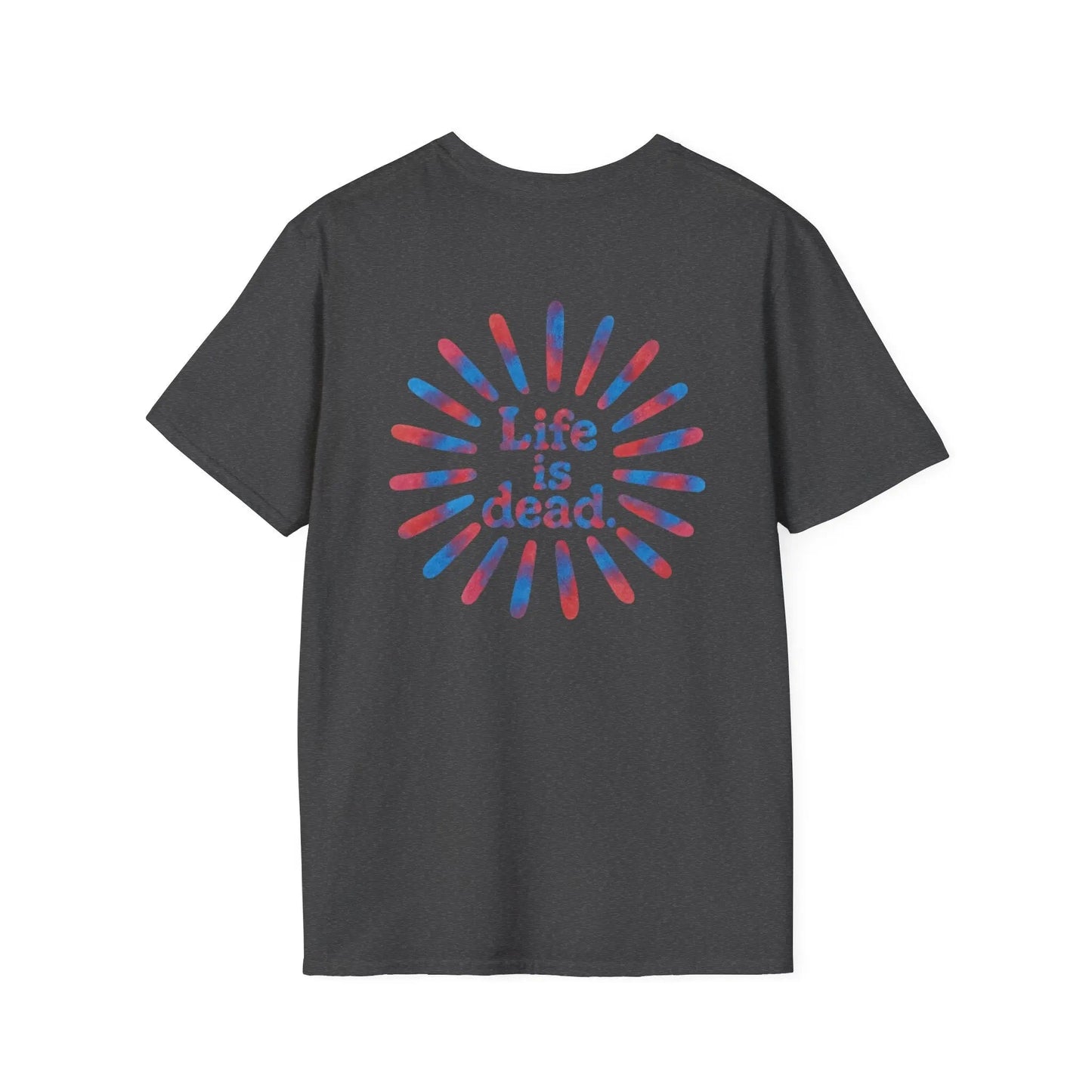 Two-Sided Tie Dye Sunburst and Jerry Life is dead.® × Grateful Dead Tee