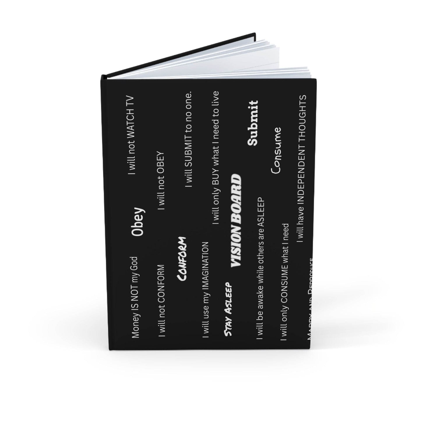 Vision Board Hardcover Journal - A5 - Inspire Creativity & Independent Thinking