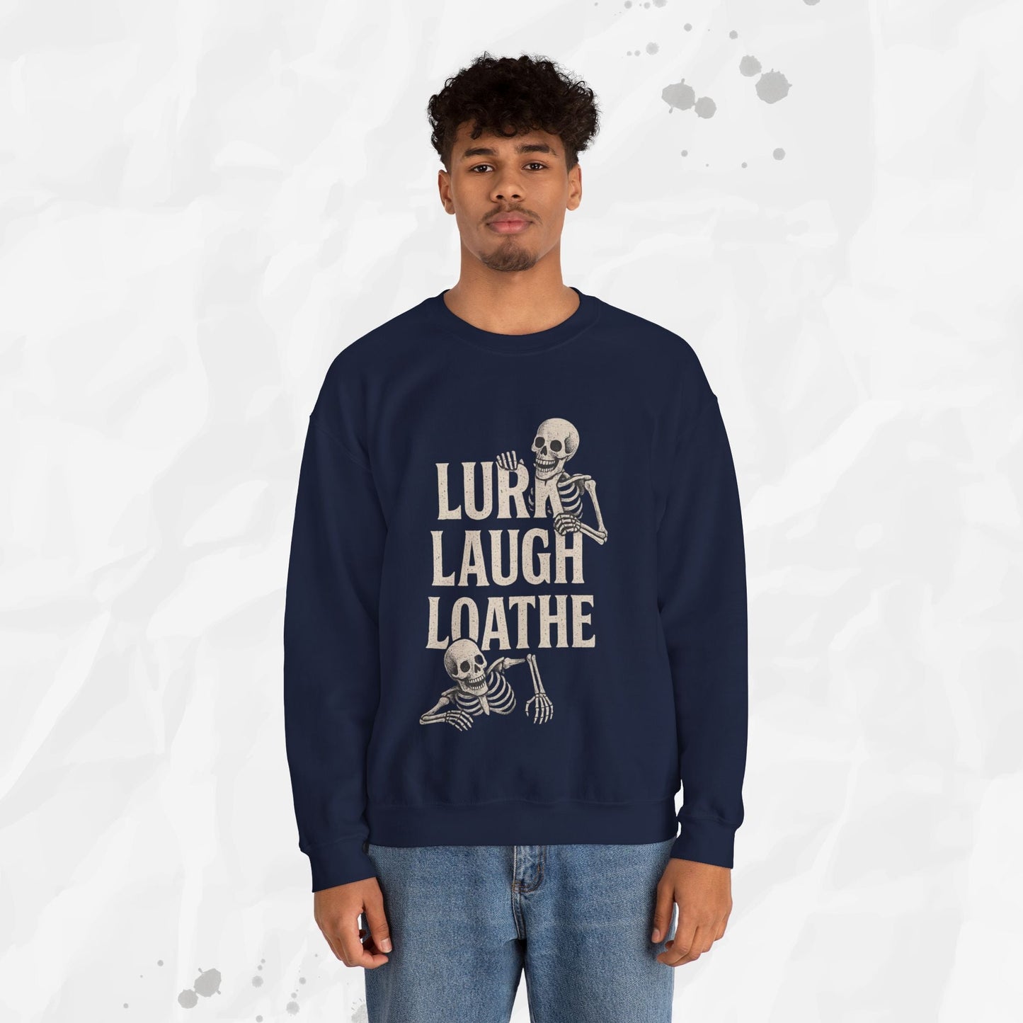 Lurk Laugh Loathe - Crewneck Sweatshirt