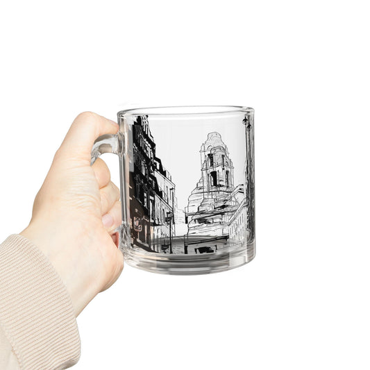 Glass Mug - "A Grand Place" - 10 oz
