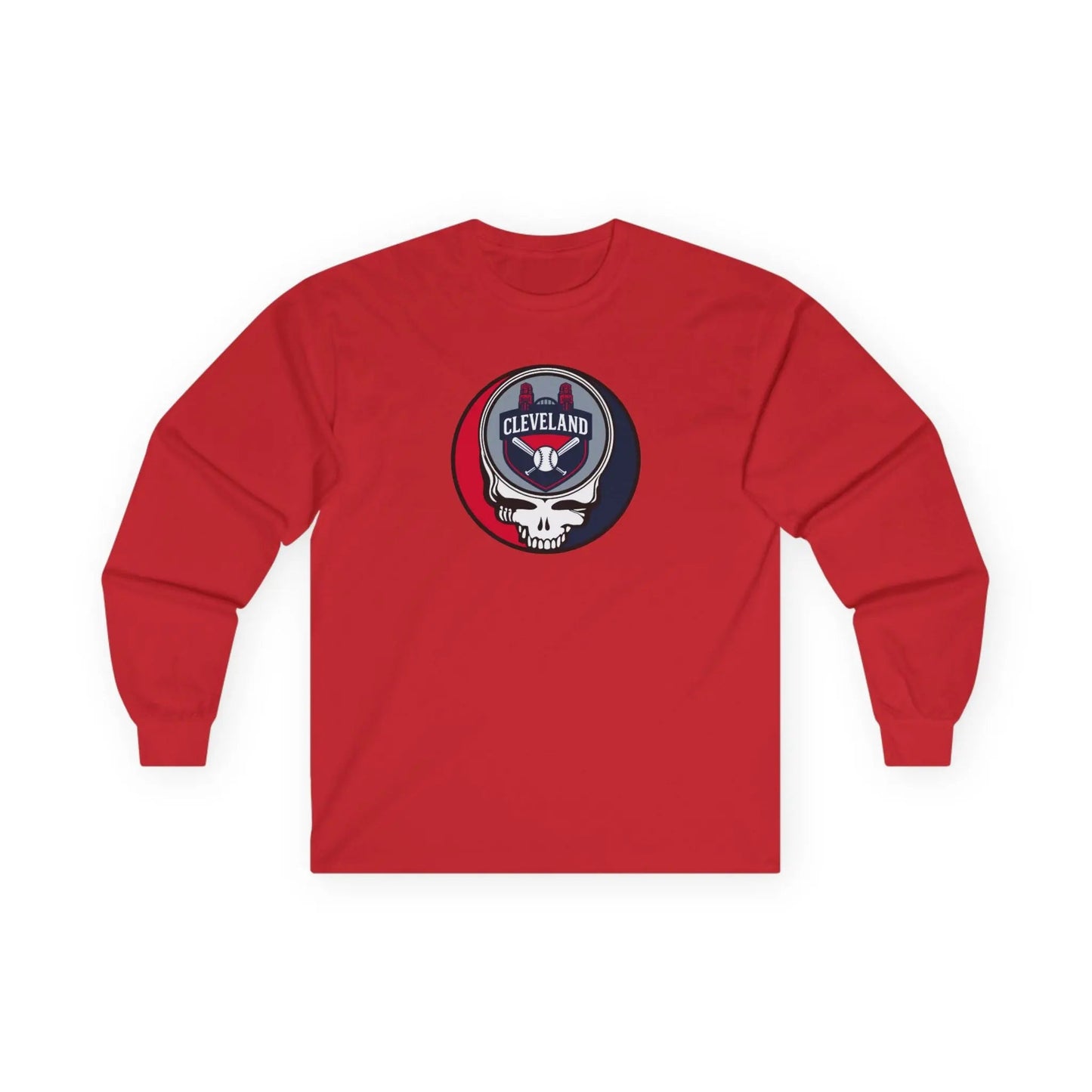 Cleveland Guardians Original Stealie Grateful Dead Long Sleeve Shirt