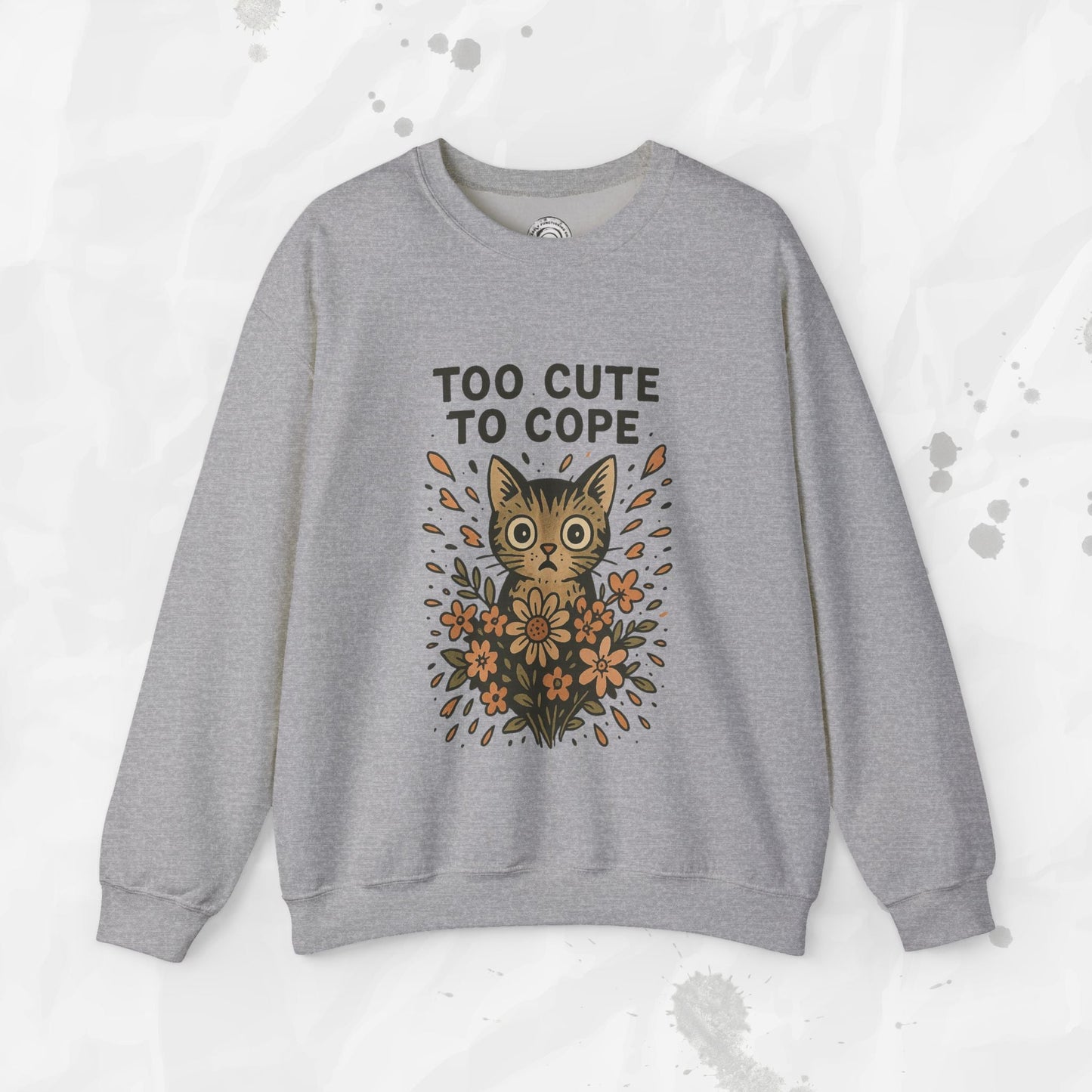 Too Cute to Cope - Crewneck Sweatshirt