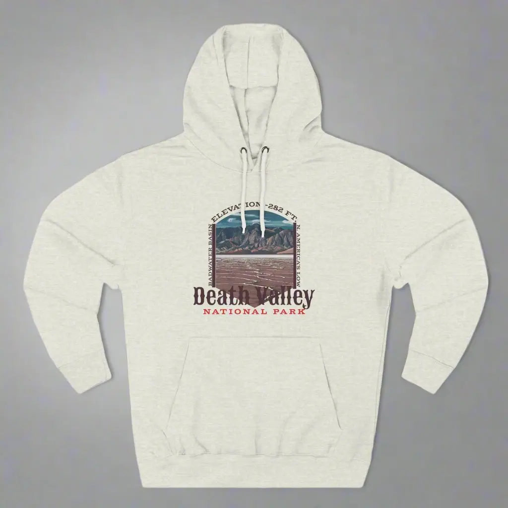 Death Valley National Park Fleece Hoodie Badwater Basin