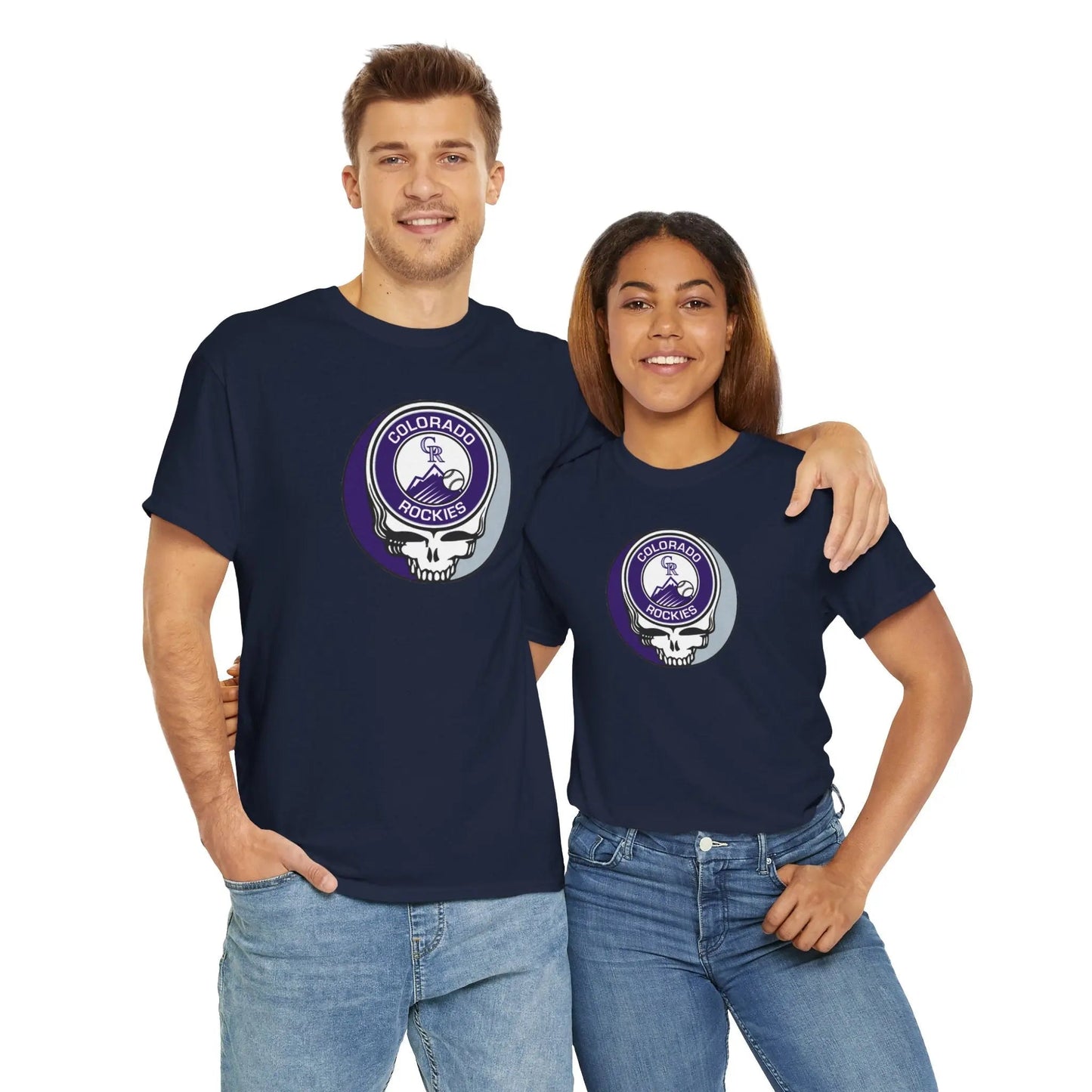 Colorado Rockies Logo Stealie × Grateful Dead Tee