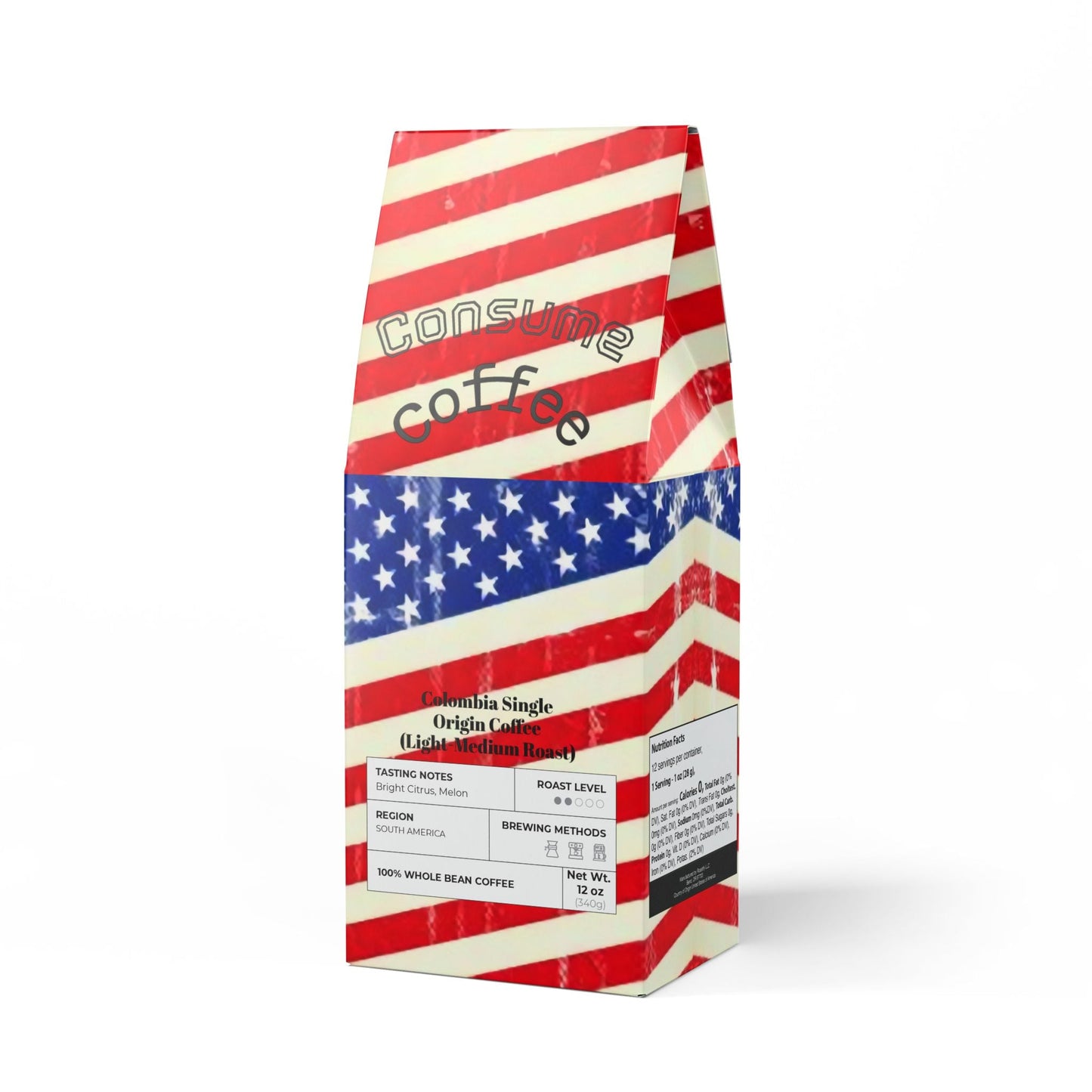 Colombia Single Origin Coffee (Light-Medium Roast) - "Consume"