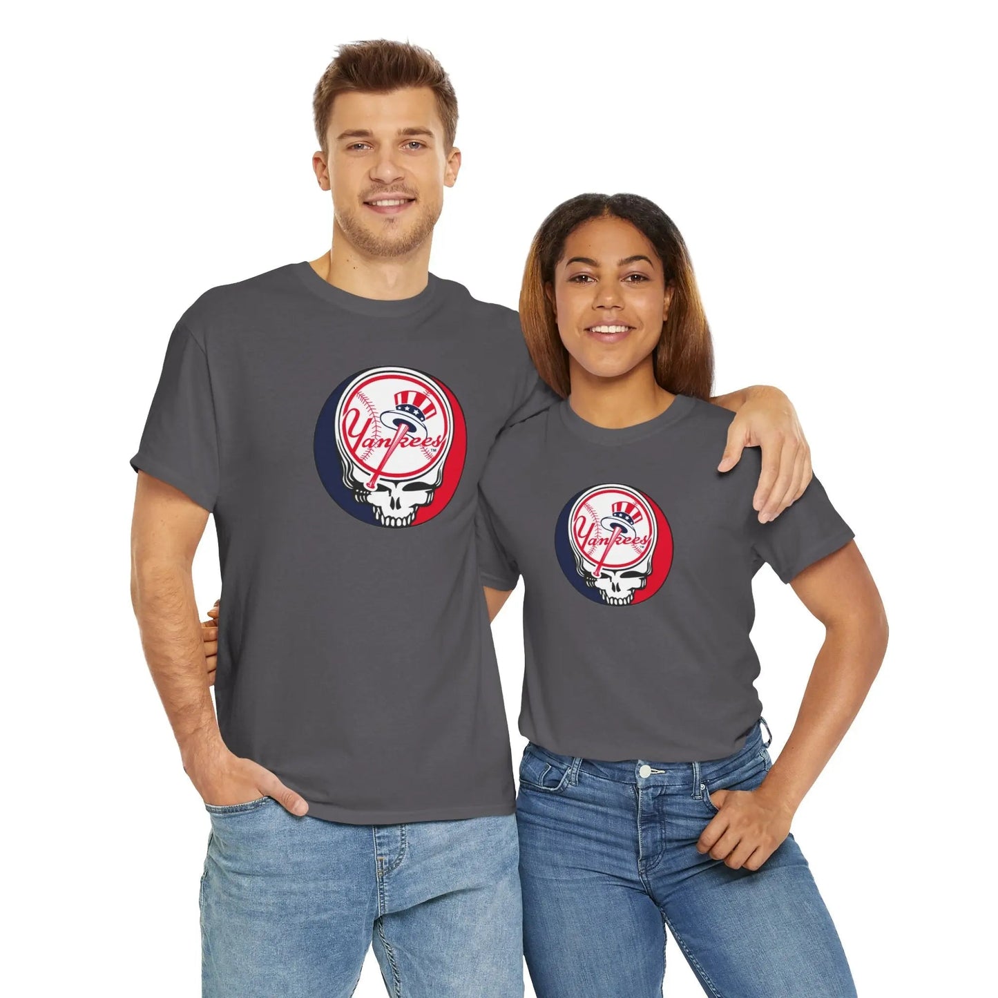 New York Yankees Logo Stealie × Grateful Dead Tee