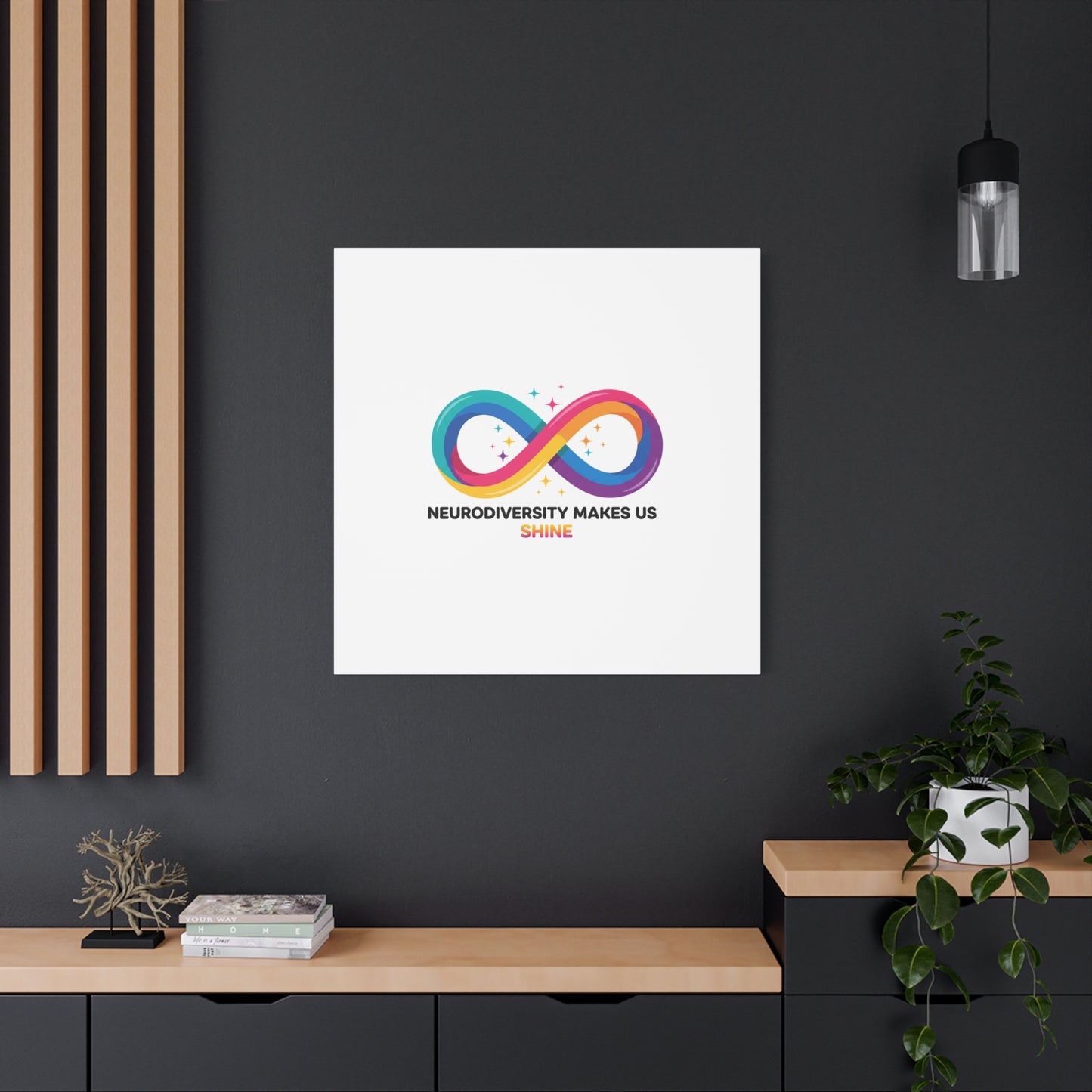 Neurodiversity Makes Us Shine Canvas | Autism Acceptance, Autistic Pride