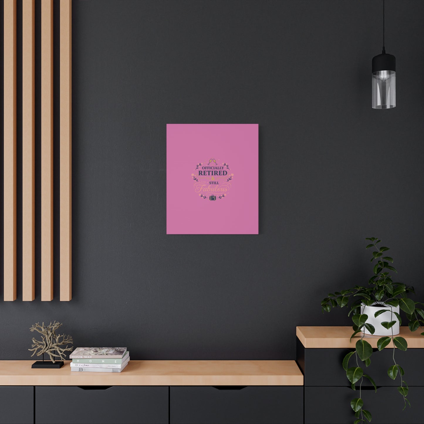 Officially Retired & Still Fabulous Canvas, retirement gifts for women | personalized retirement gifts