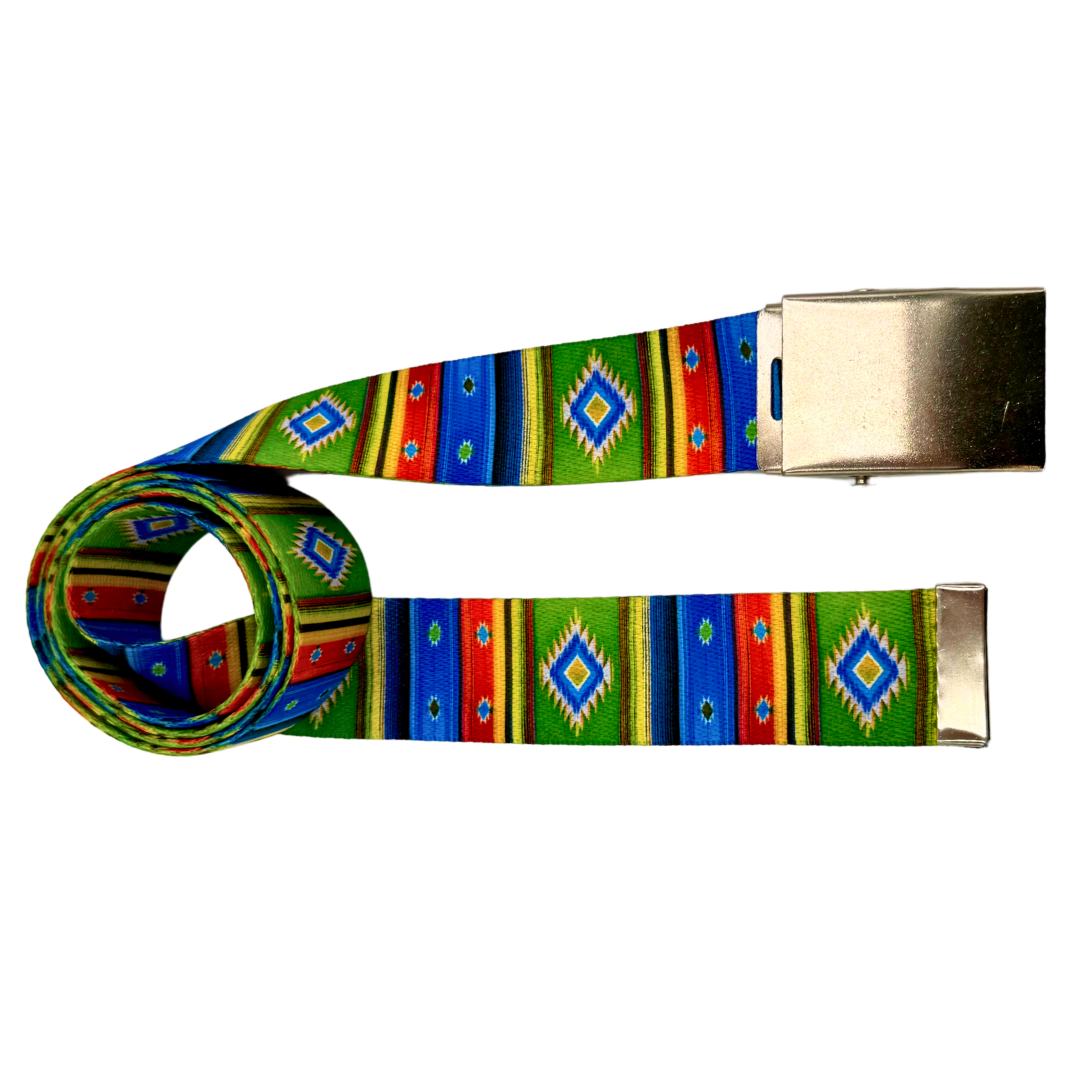 Tribal Belt - Small to Plus Size - Multiple Buckle Options