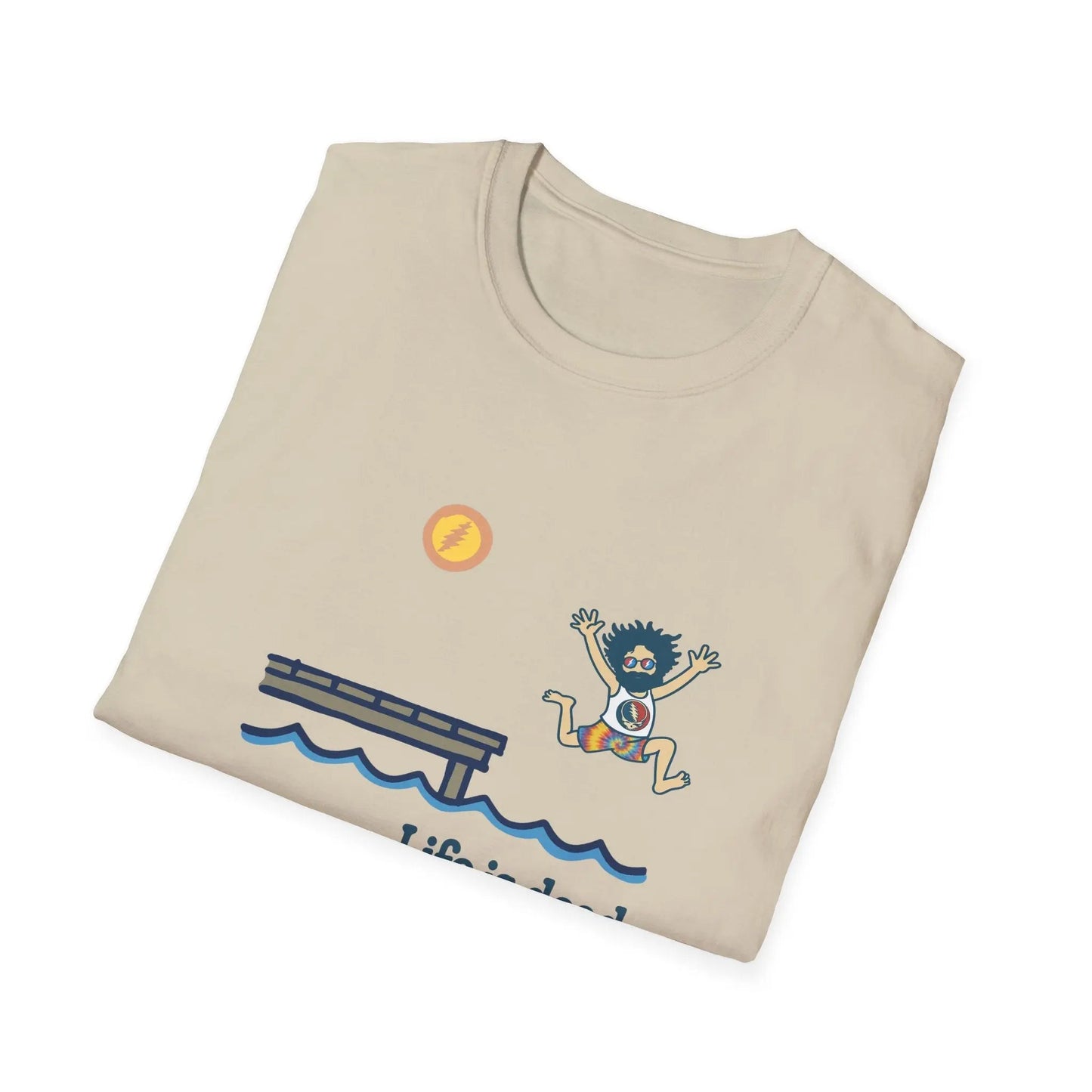 Life is dead.® Jerry's Playin' At the Lake T-Shirt