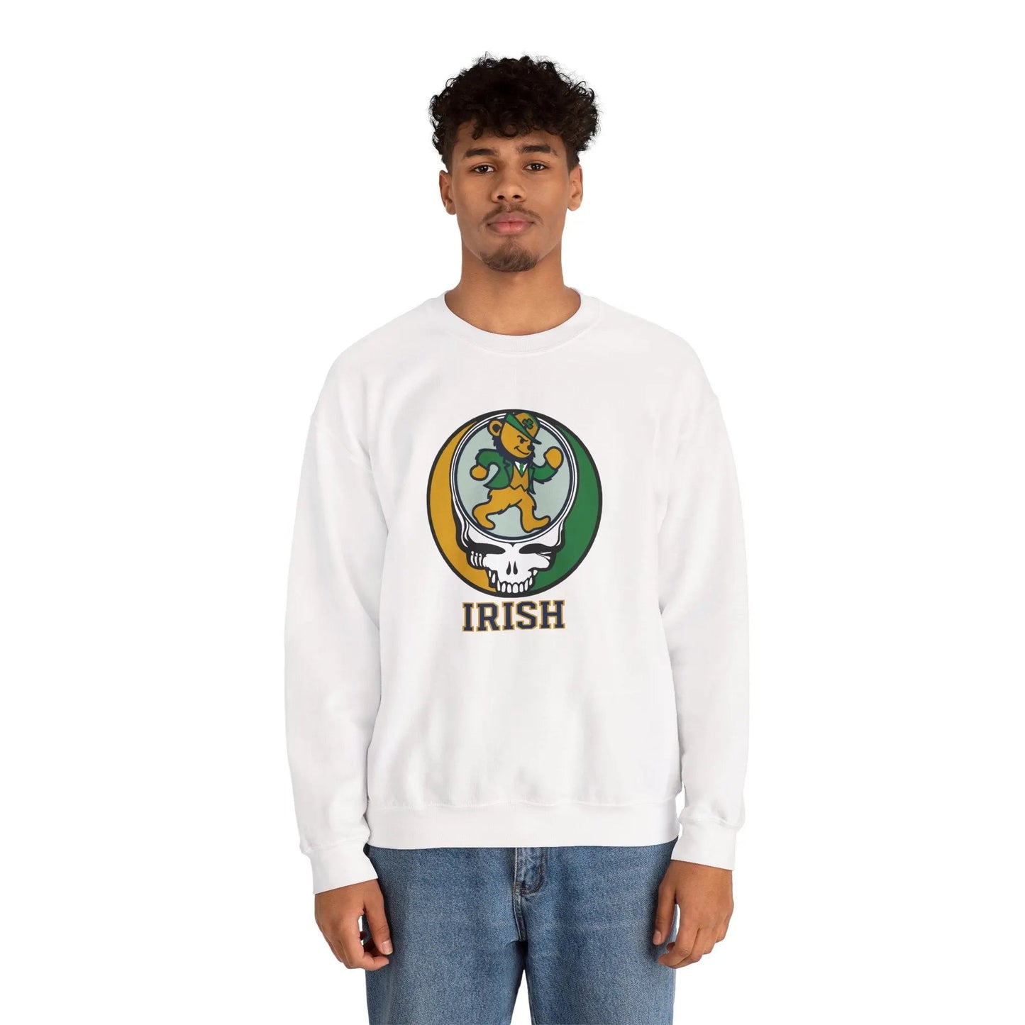 The Irish Dancing Leprechaun Stealie Crewneck | Grateful Dead
