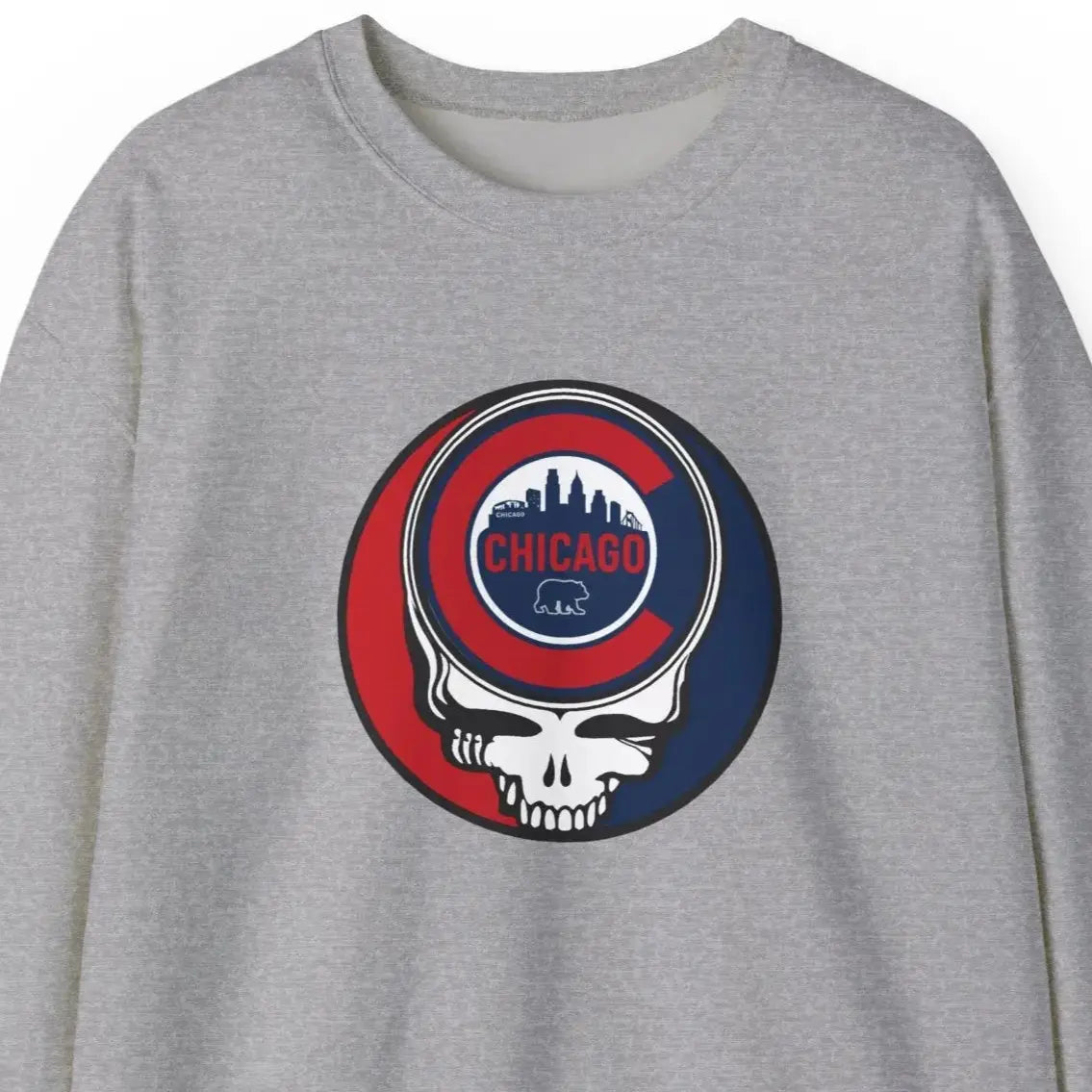 Chicago Cubs Original Stealie × Grateful Dead Crewneck
