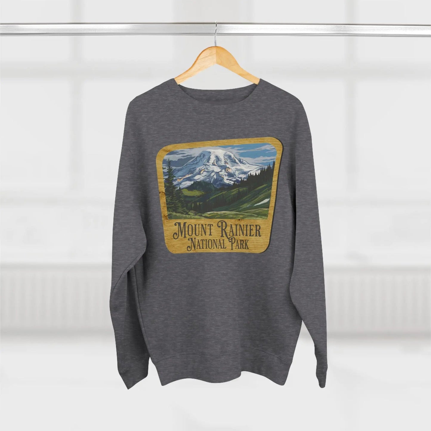 Mount Rainier National Park Crewneck Sweatshirt
