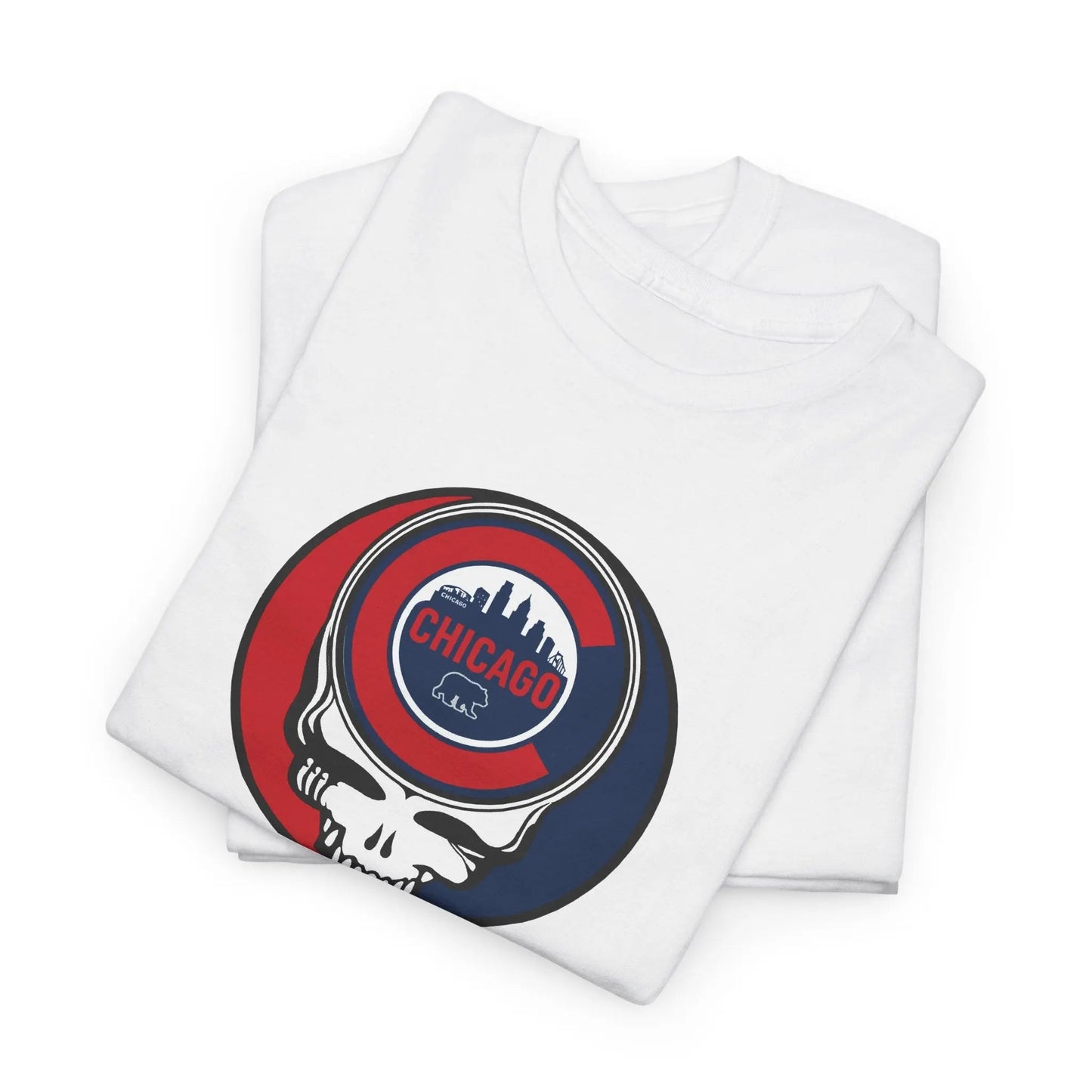 Chicago Cubs original Stealie × Grateful Dead Tee