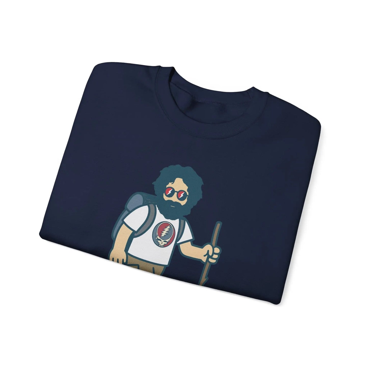 Hikin' Jerry | Life is dead.® Crewneck | Grateful Dead