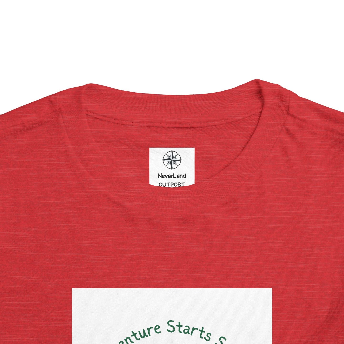 "Adventure Starts Small" Woodland Camper Graphic - Toddler Tee