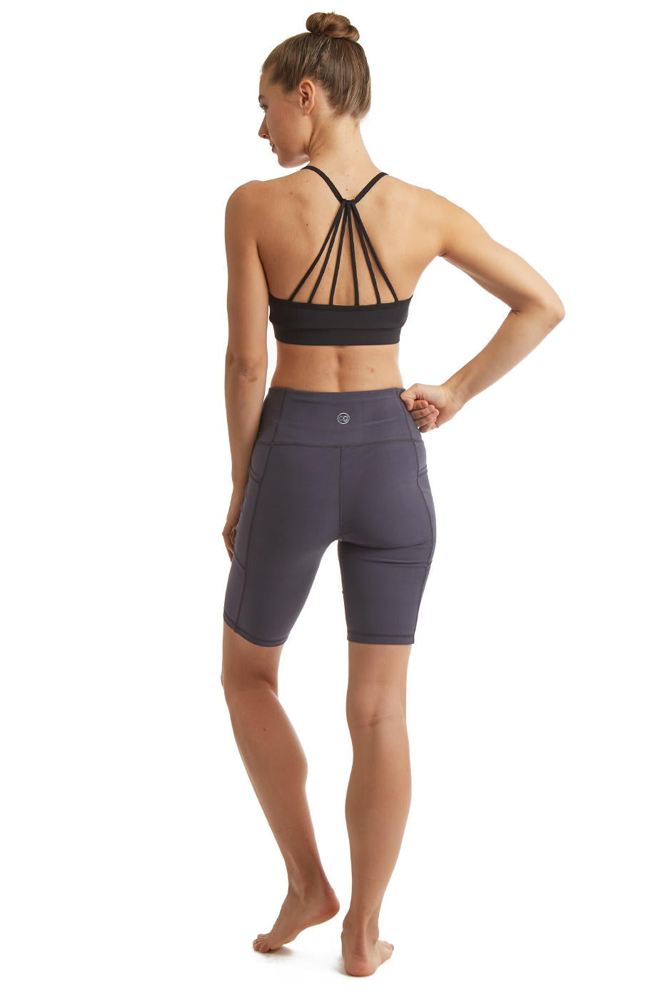 Turtle Bay New York Women's Compressed Double Knit Cycle Shorts