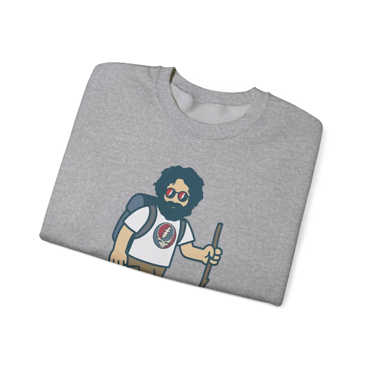 Hikin' Jerry | Life is dead.® Crewneck | Grateful Dead