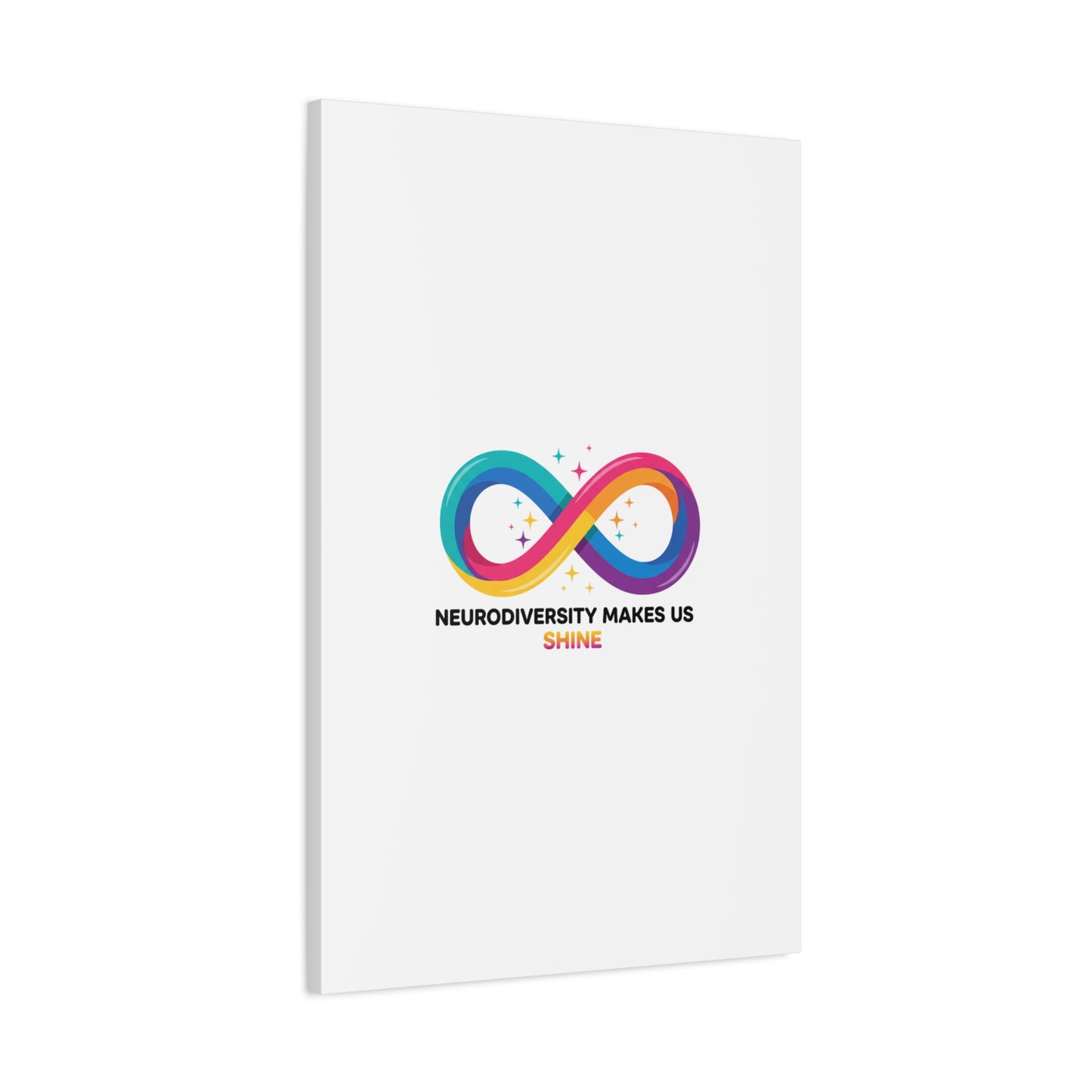 Neurodiversity Makes Us Shine Canvas | Autism Acceptance, Autistic Pride
