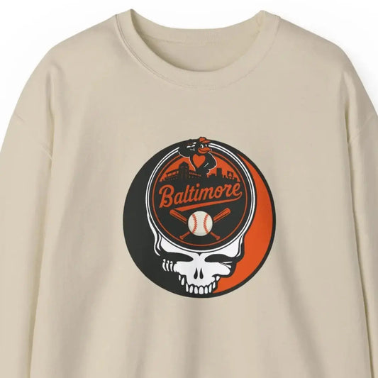 Baltimore Orioles Original Stealie × Grateful Dead Crewneck