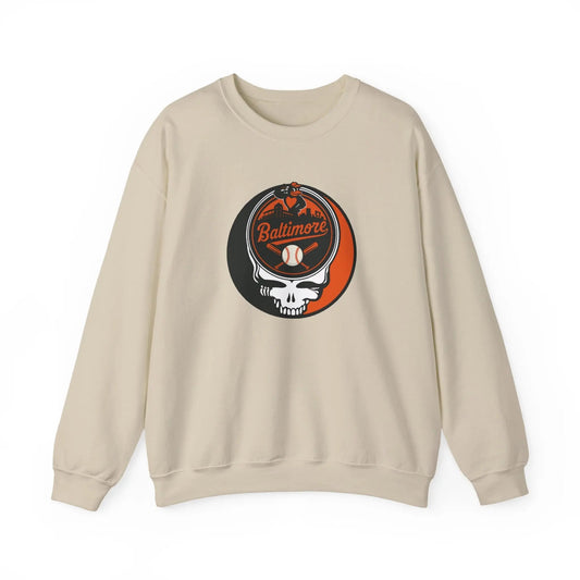 Baltimore Orioles Original Stealie × Grateful Dead Crewneck