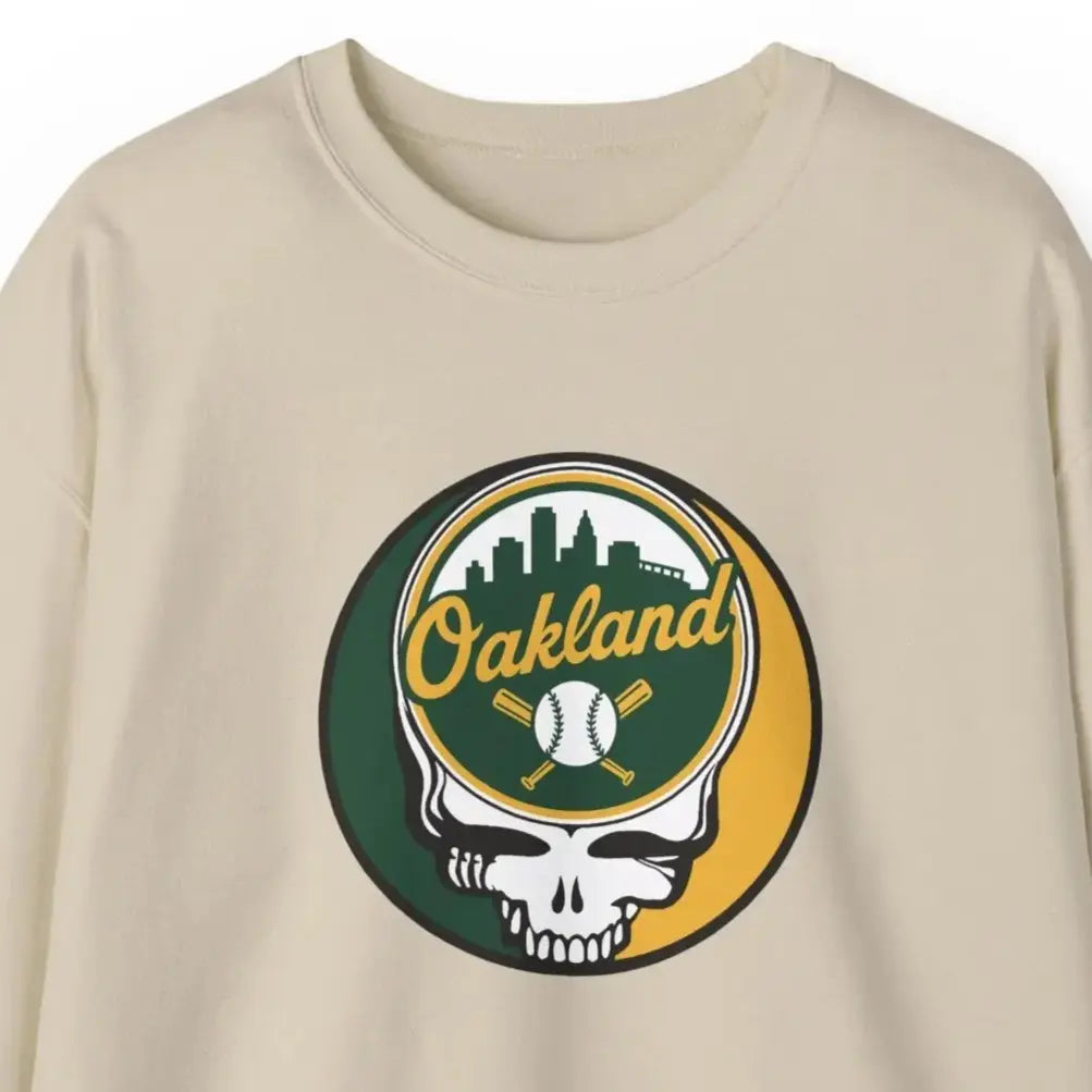 Oakland A's Original Stealie × Grateful Dead Crewneck