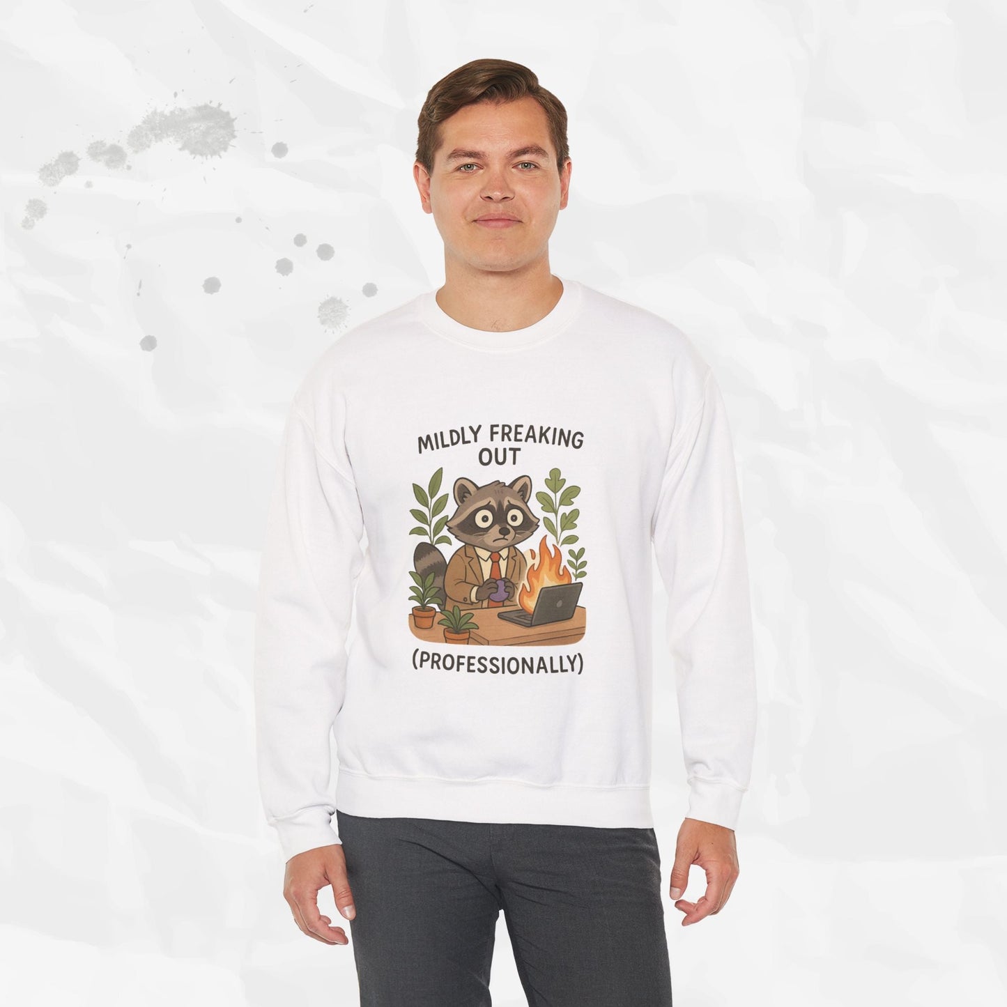 Mildly Freaking Out (Professionally) - Crewneck Sweatshirt