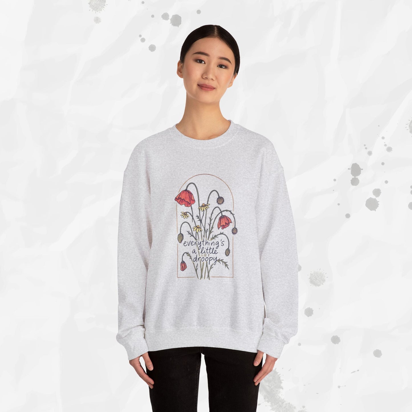 Everythings a Little Droopy - Crewneck Sweatshirt