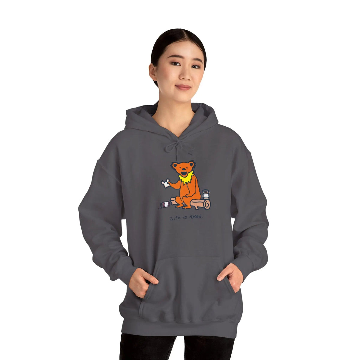 Life is dead.® Snackin' Bear Hoodie