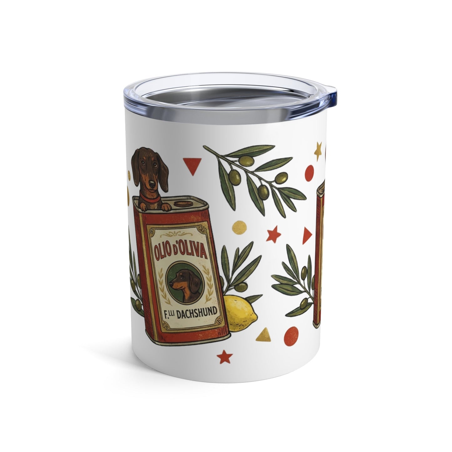 Tinned Fish Pups - Olive Oil Bath Pups 12oz Short Tumbler