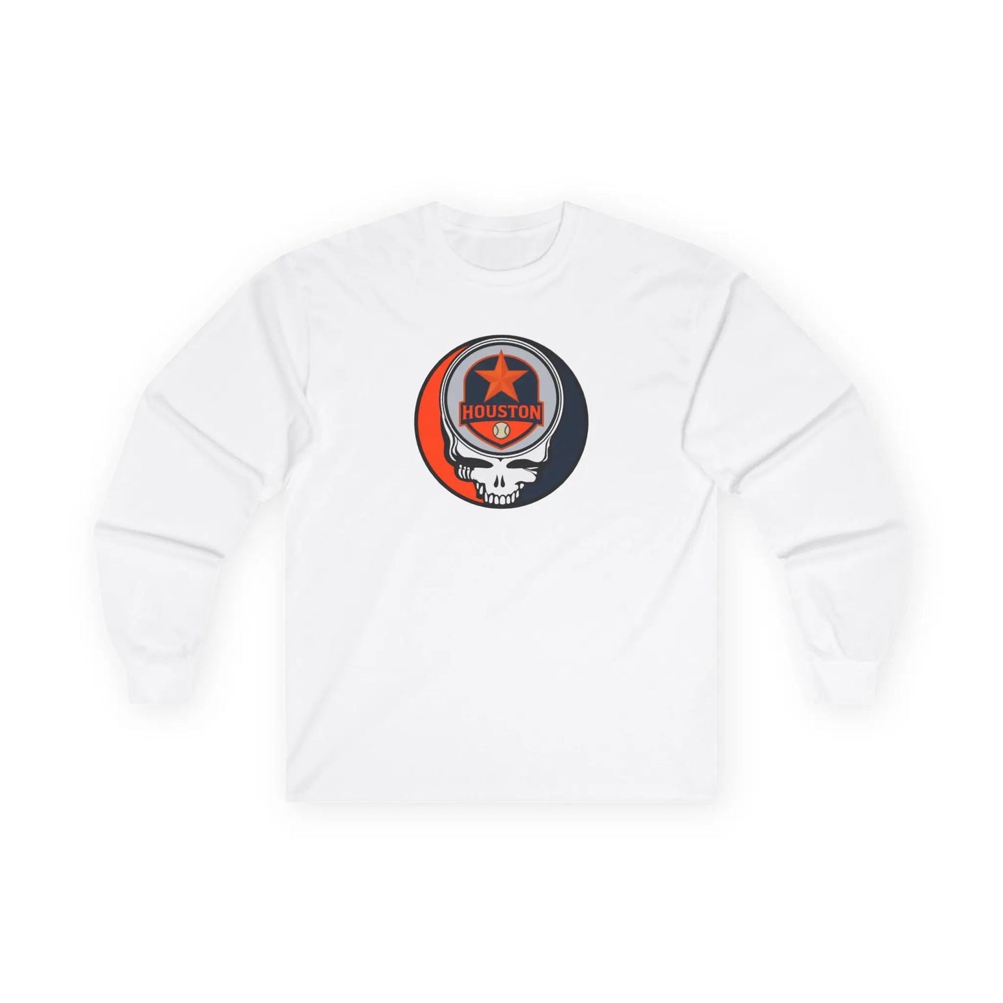 Houston Astros Original Stealie Grateful Dead Long Sleeve Shirt