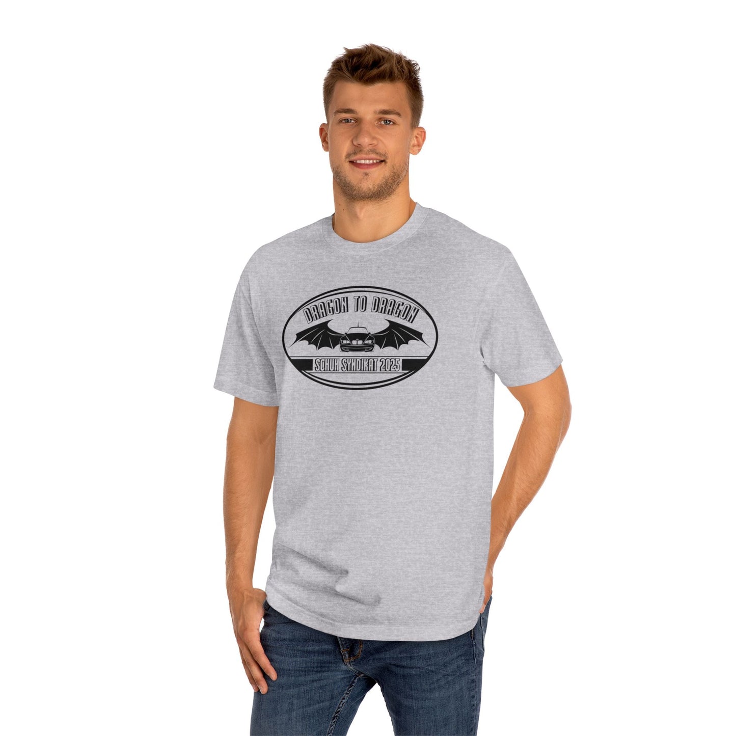Schuh Syndikat Dragon to Dragon 2025 Light Color Tee - Unisex American Apparel Classic T-Shirt