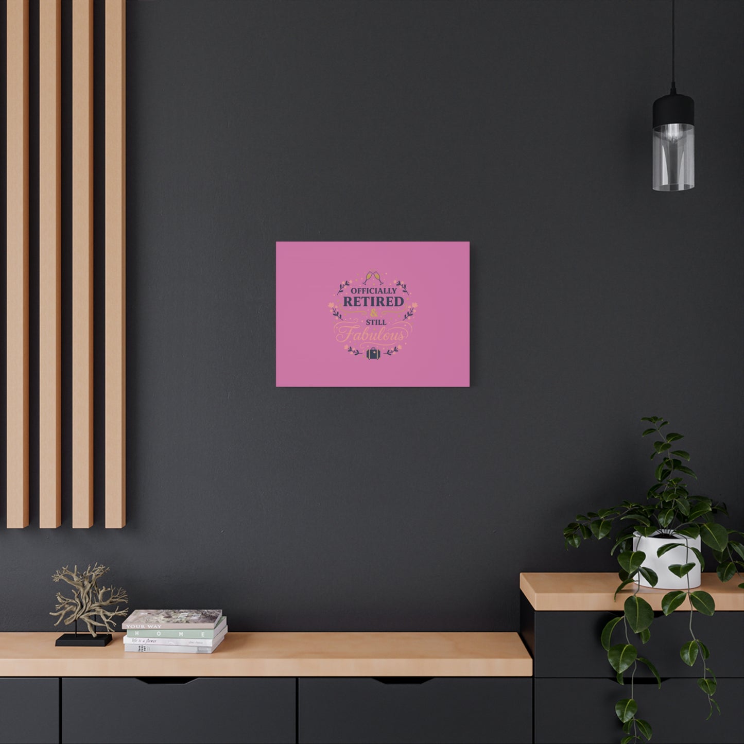 Officially Retired & Still Fabulous Canvas, retirement gifts for women | personalized retirement gifts