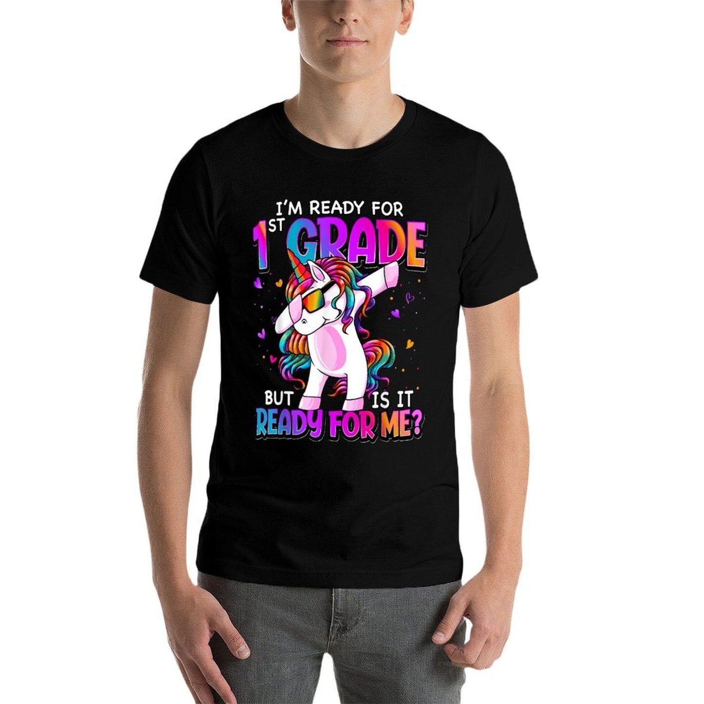 Im Ready For 1st Grade Back To School 1st Grade Girls  Odor-resistant T-Shirt