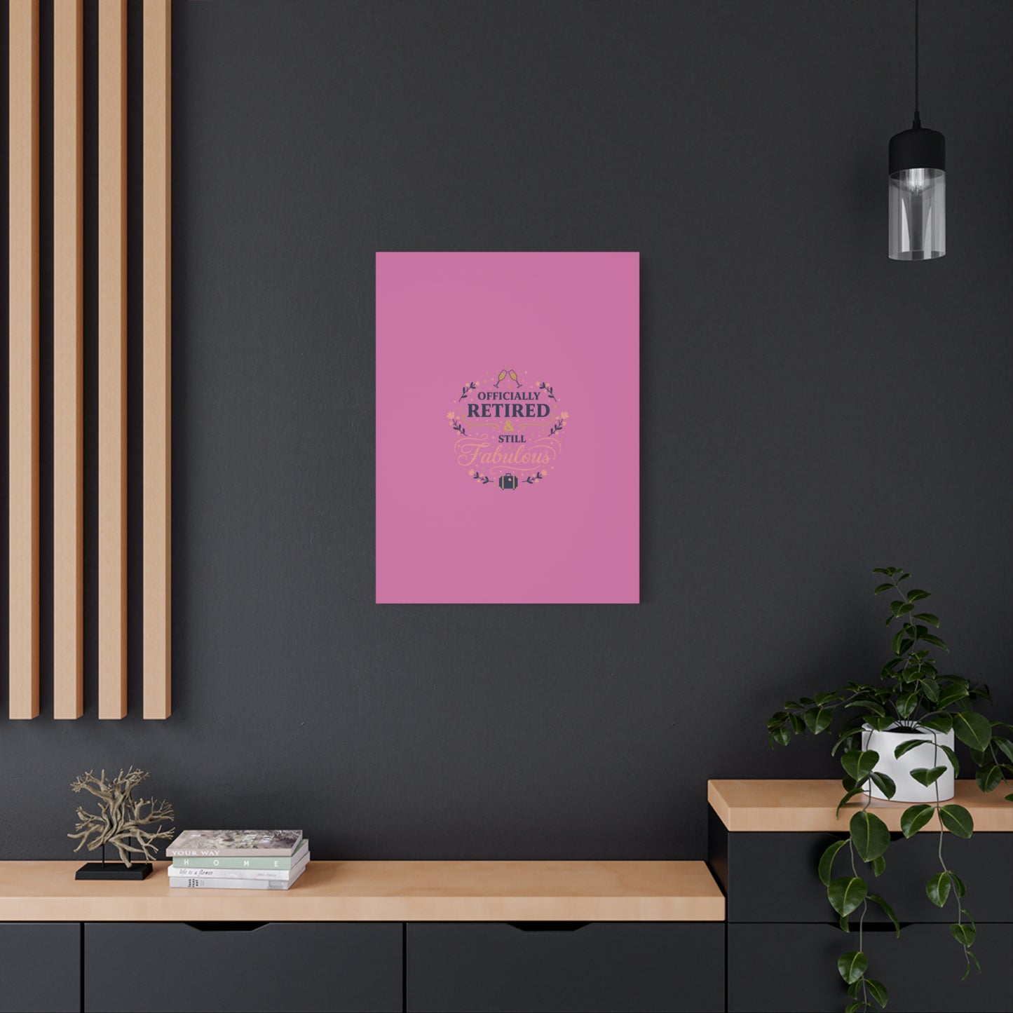 Officially Retired & Still Fabulous Canvas, retirement gifts for women | personalized retirement gifts