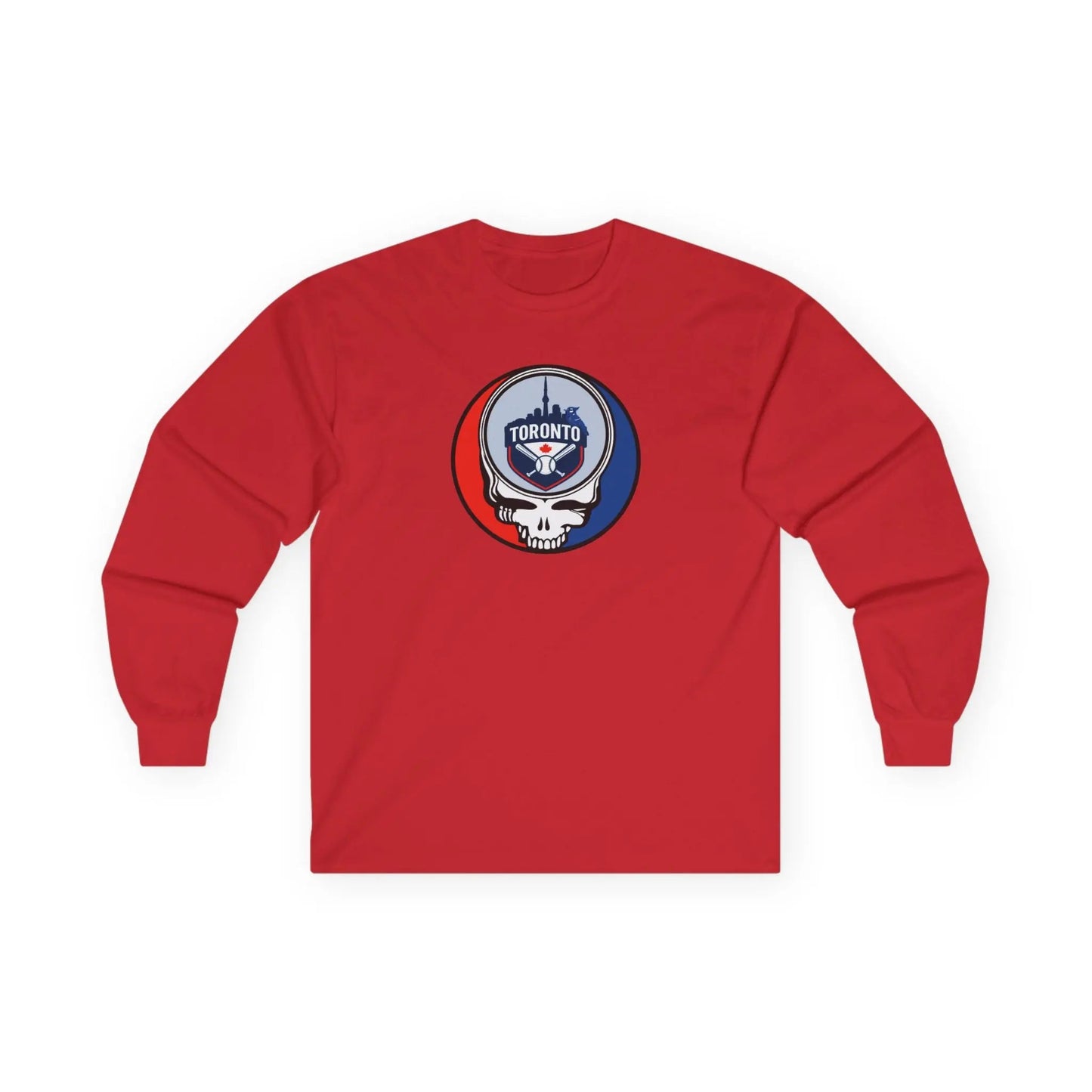 Toronto Blue Jays Original Stealie Grateful Dead Long Sleeve Shirt