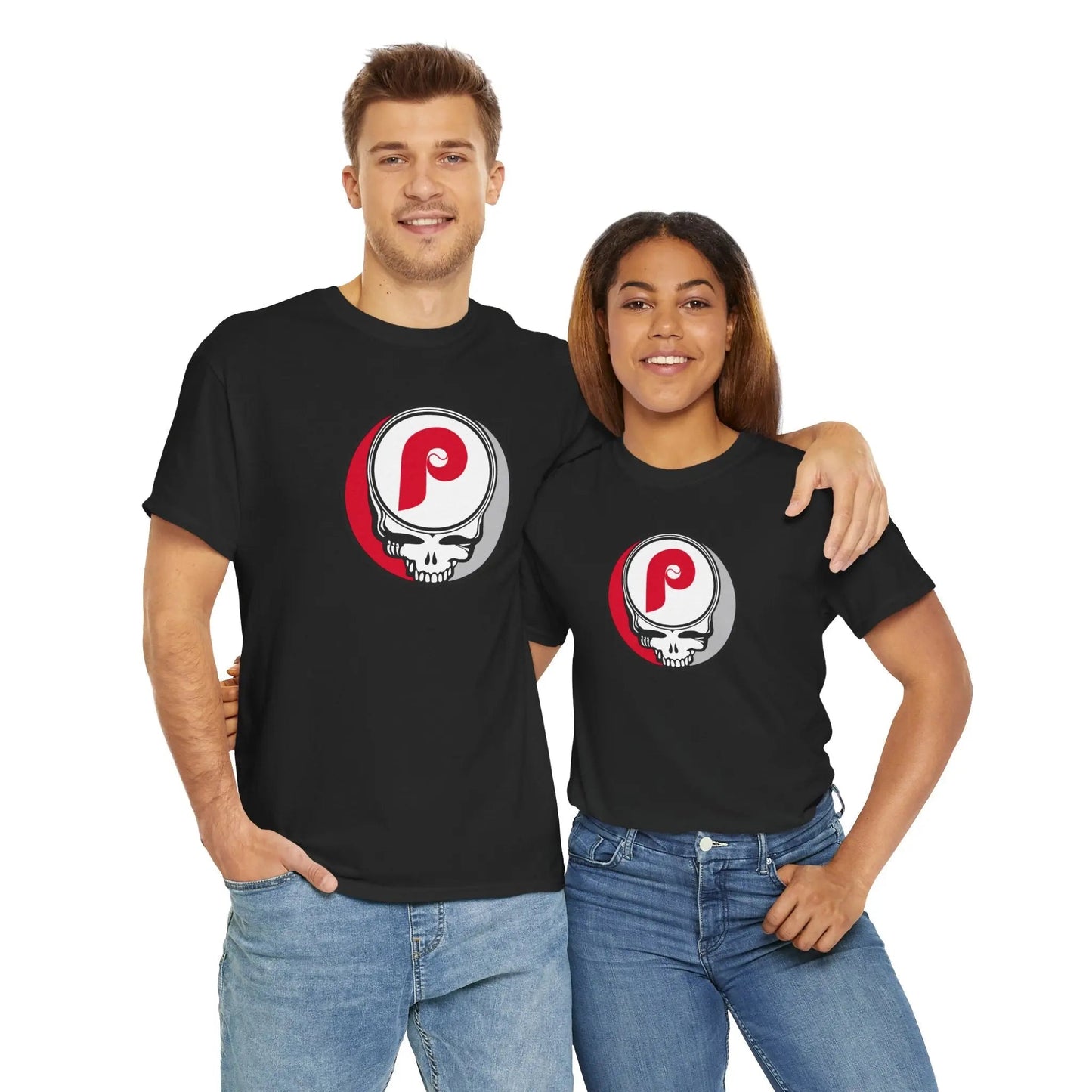 Philadelphia Phillies Logo Stealie × Grateful Dead Tee