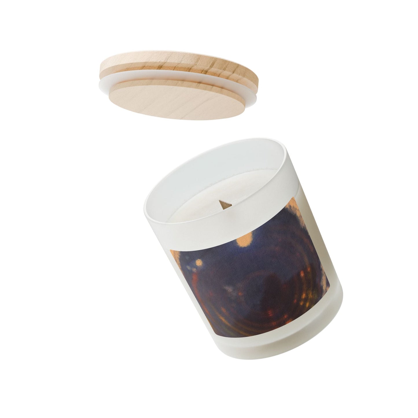 Frosted Glass Candle, 11 oz - "Vintage"