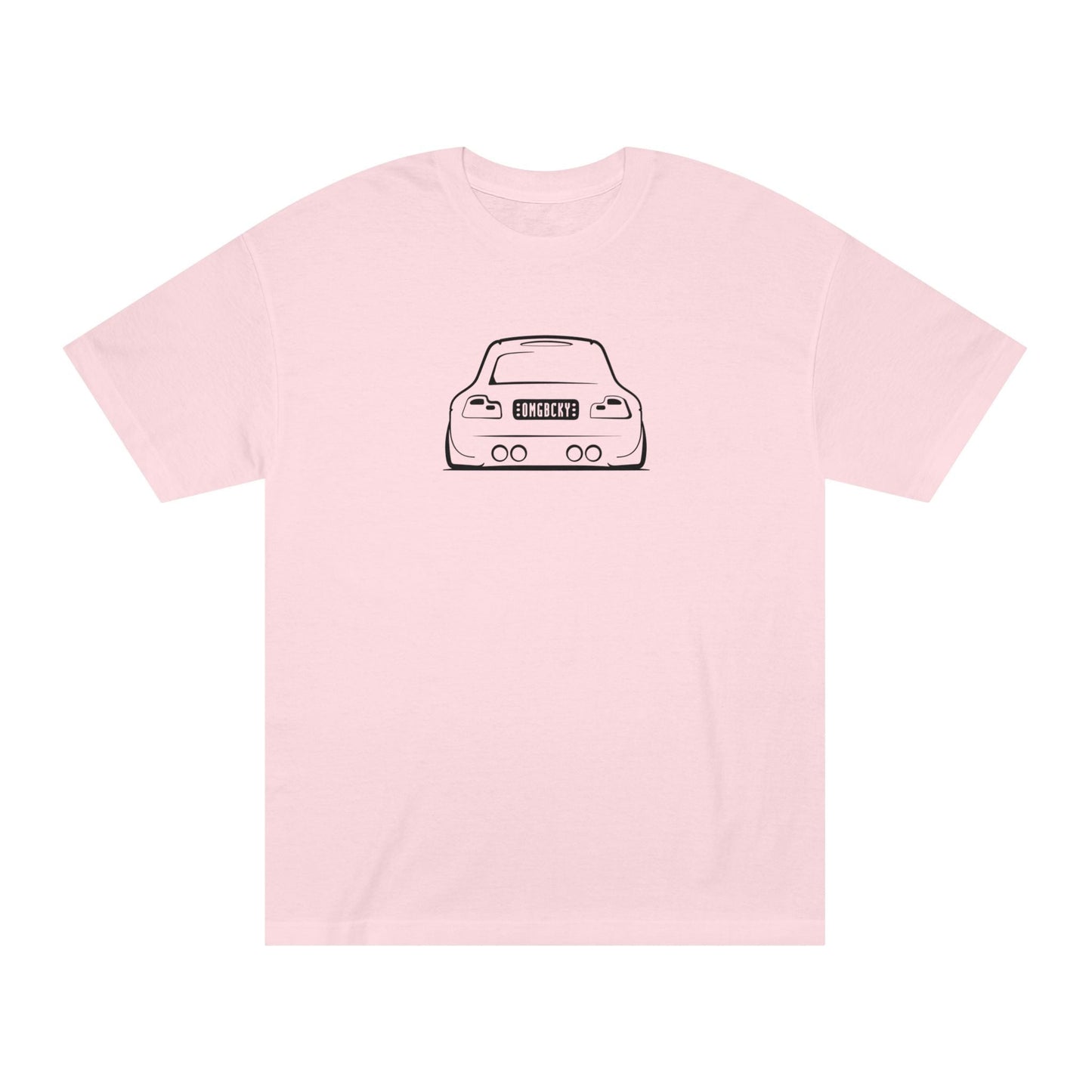OMGBCKY Black Coupe Silhouette Tee - Unisex American Apparel Classic T-Shirt