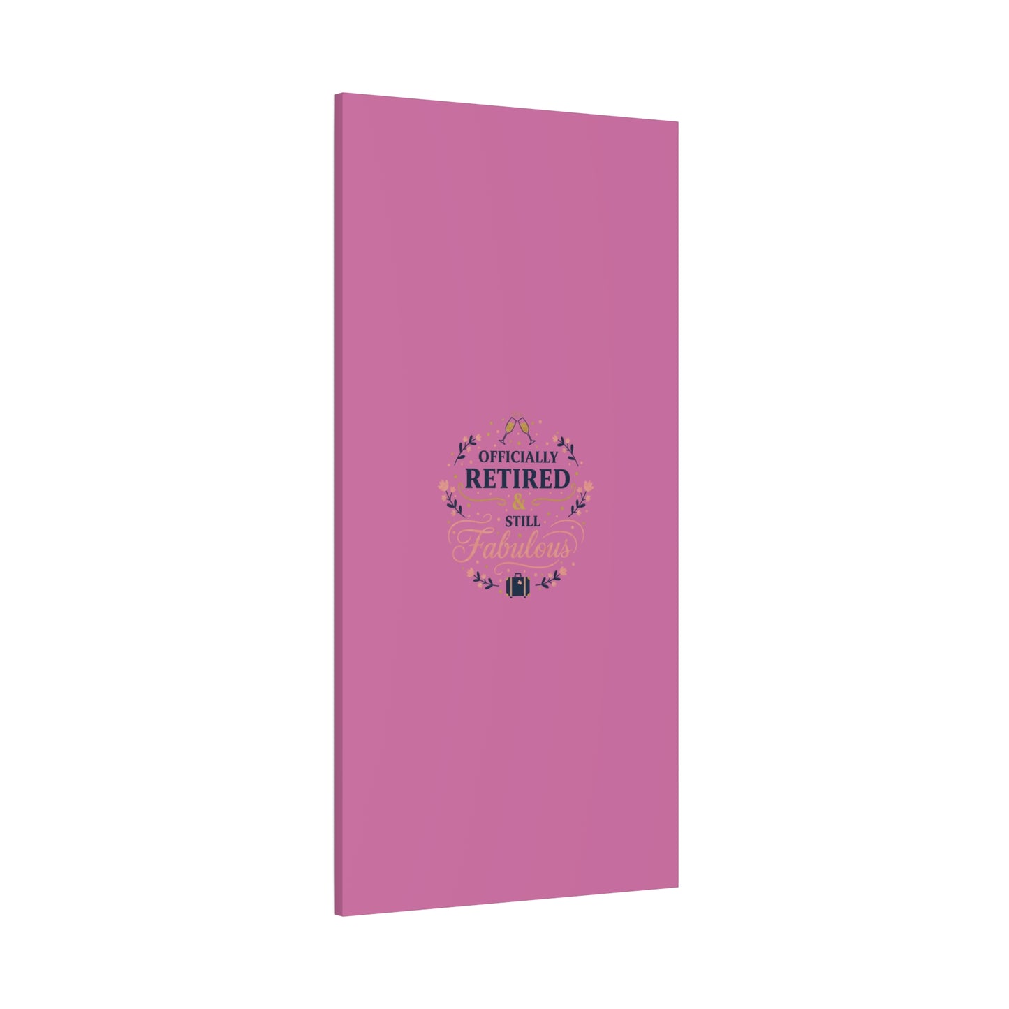Officially Retired & Still Fabulous Canvas, retirement gifts for women | personalized retirement gifts