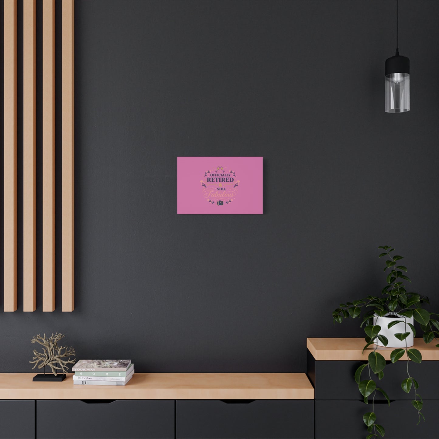 Officially Retired & Still Fabulous Canvas, retirement gifts for women | personalized retirement gifts