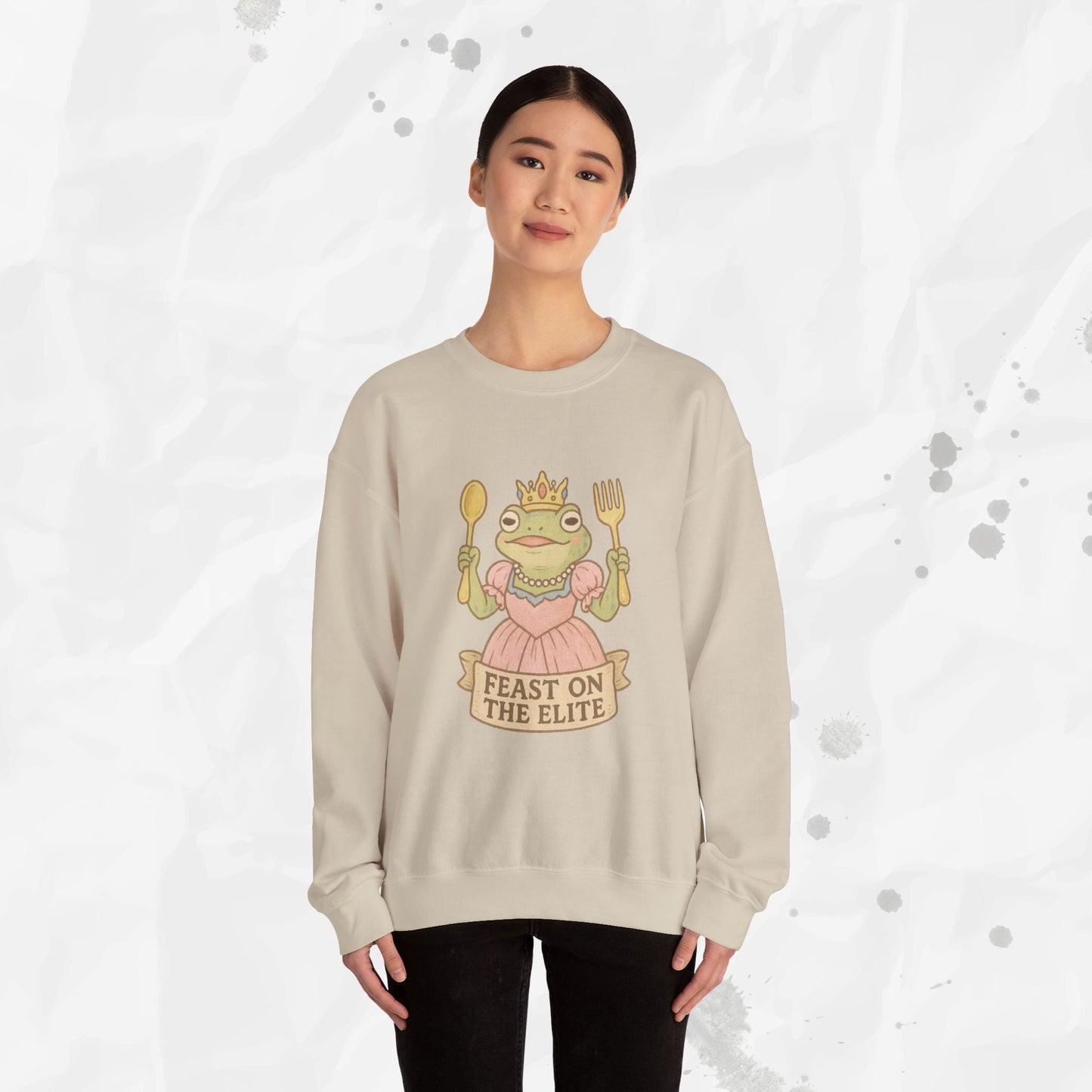 Feast on the Elite – Crewneck Sweatshirt