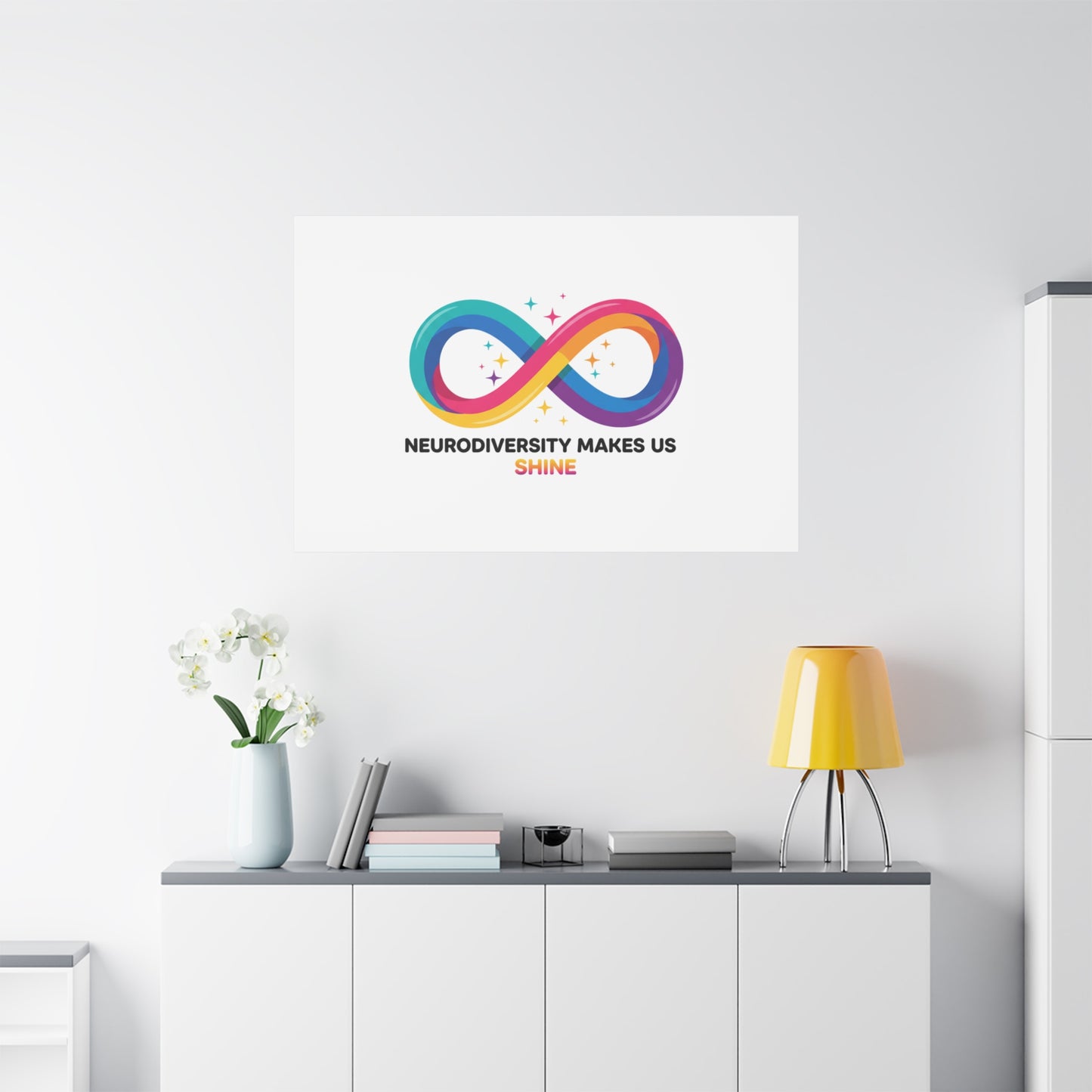 Neurodiversity Makes Us Shine Canvas | Autism Acceptance, Autistic Pride