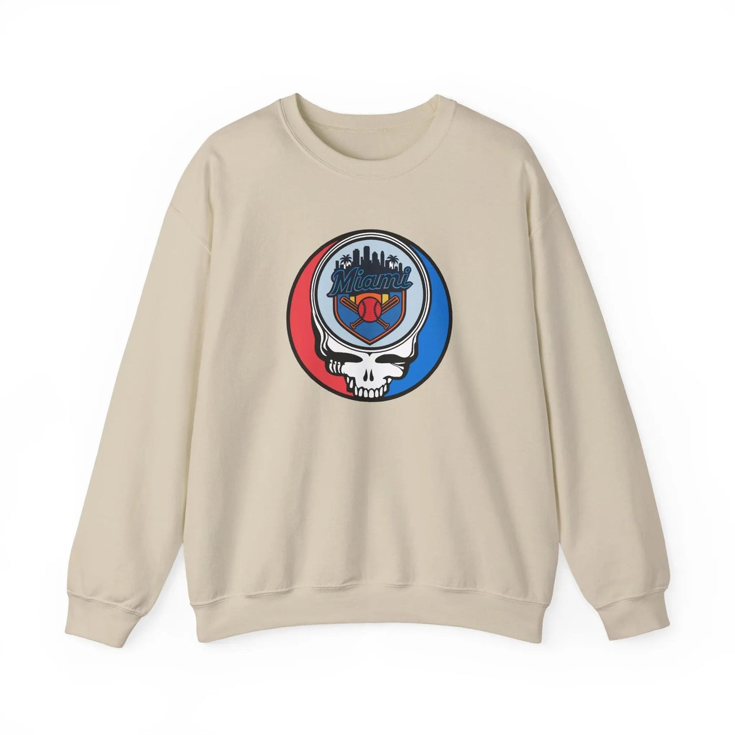 Miami Marlins Original Stealie × Grateful Dead Crewneck