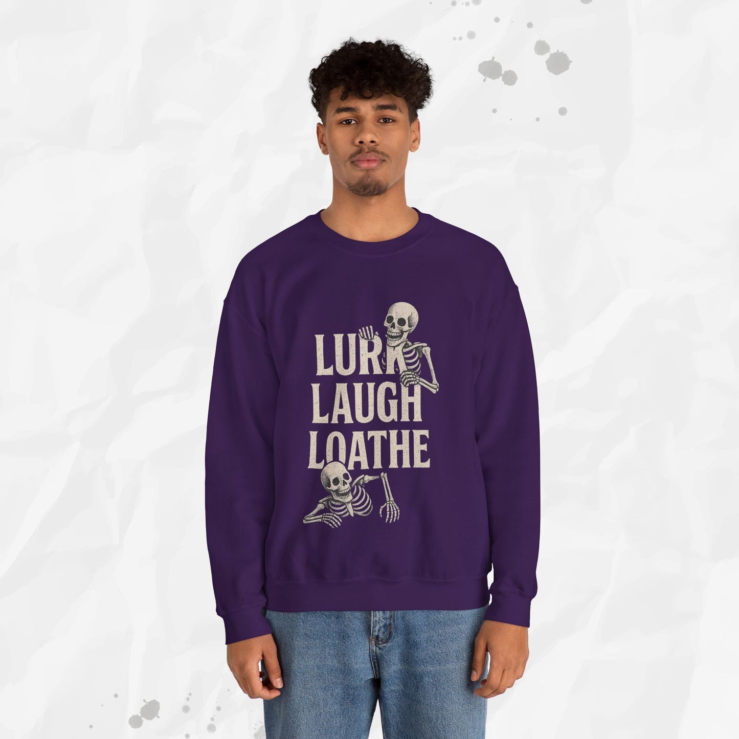 Lurk Laugh Loathe - Crewneck Sweatshirt