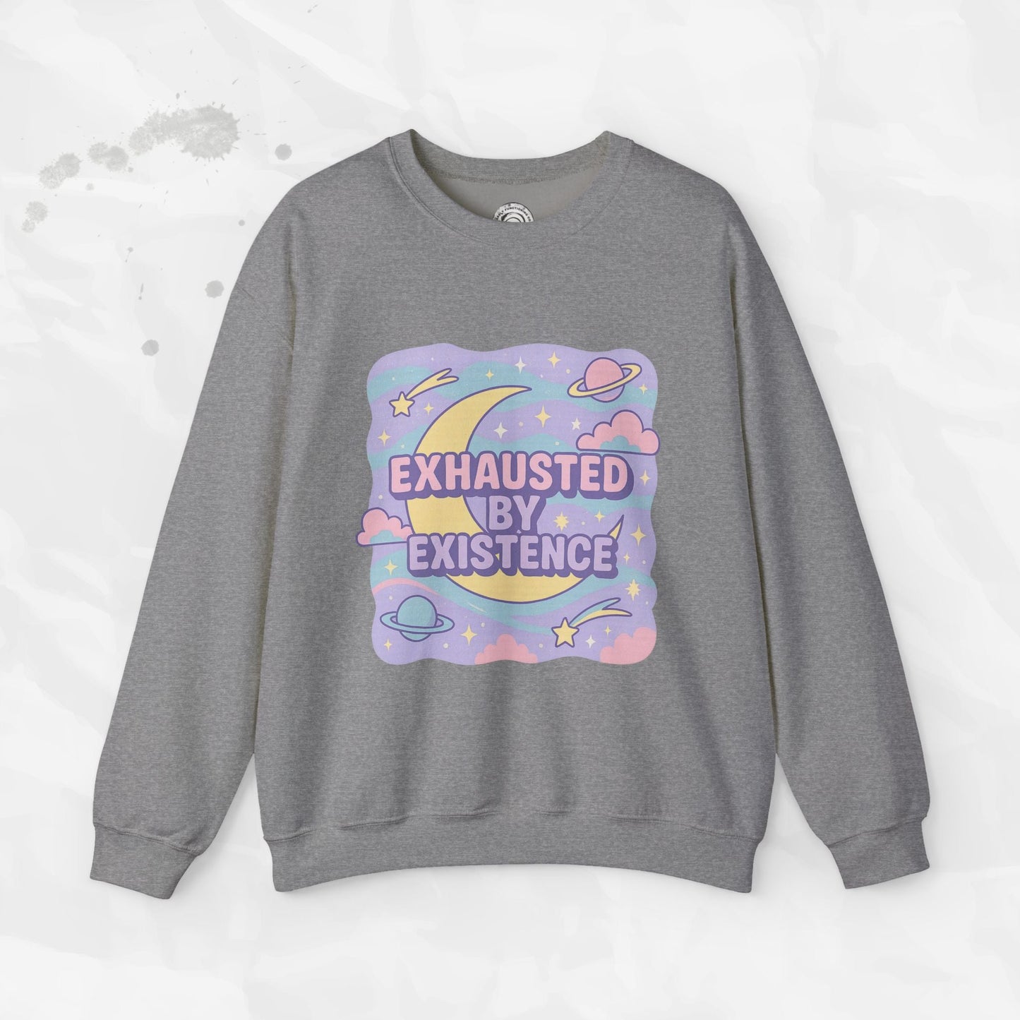 Exhausted by Existence - Crewneck Sweatshirt