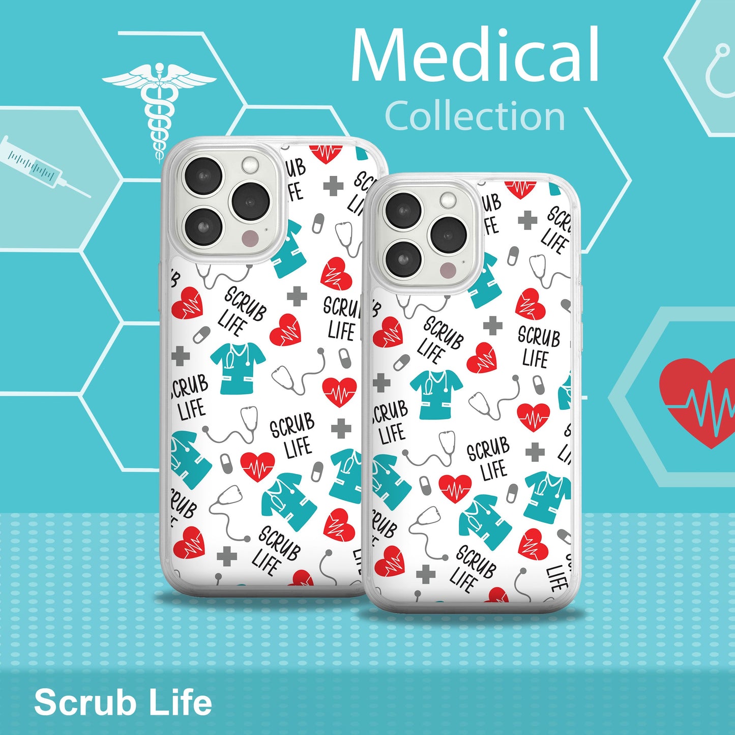 Nurse HD Apple iPhone 14 Series Mag-Safe Phone Case