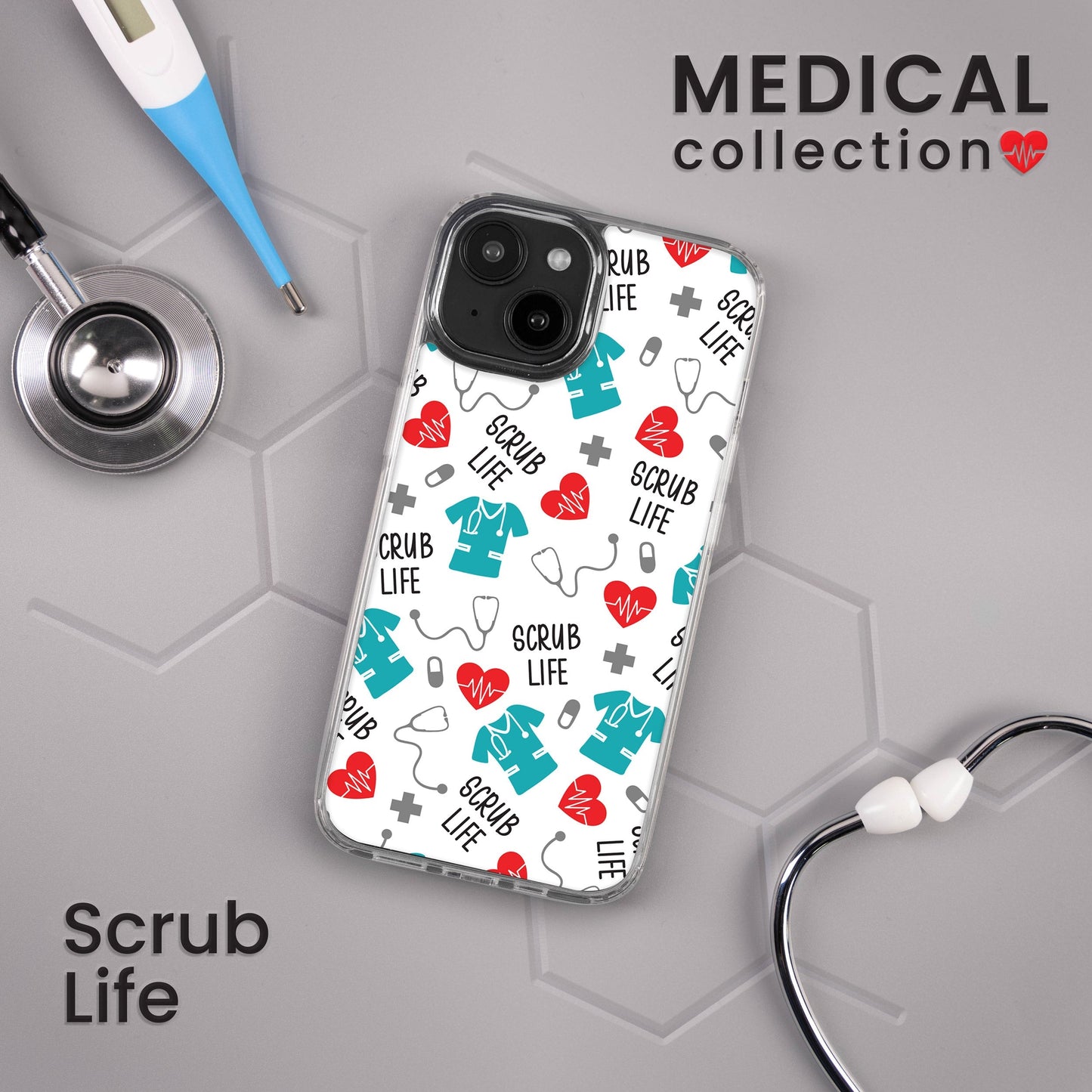 Nurse HD Apple iPhone 15 Series Mag-Safe Phone Case