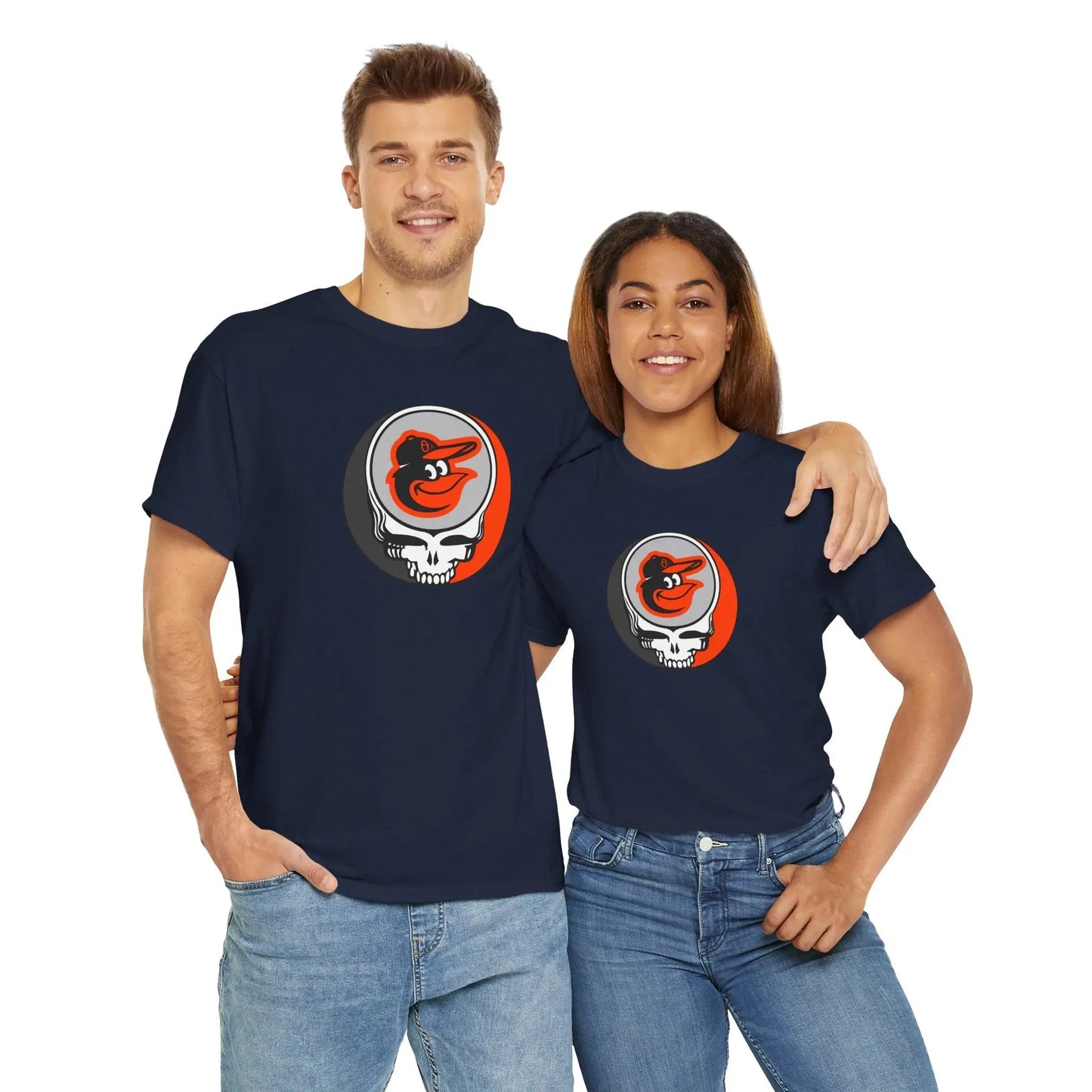 Baltimore Orioles Logo Stealie × Grateful Dead Tee